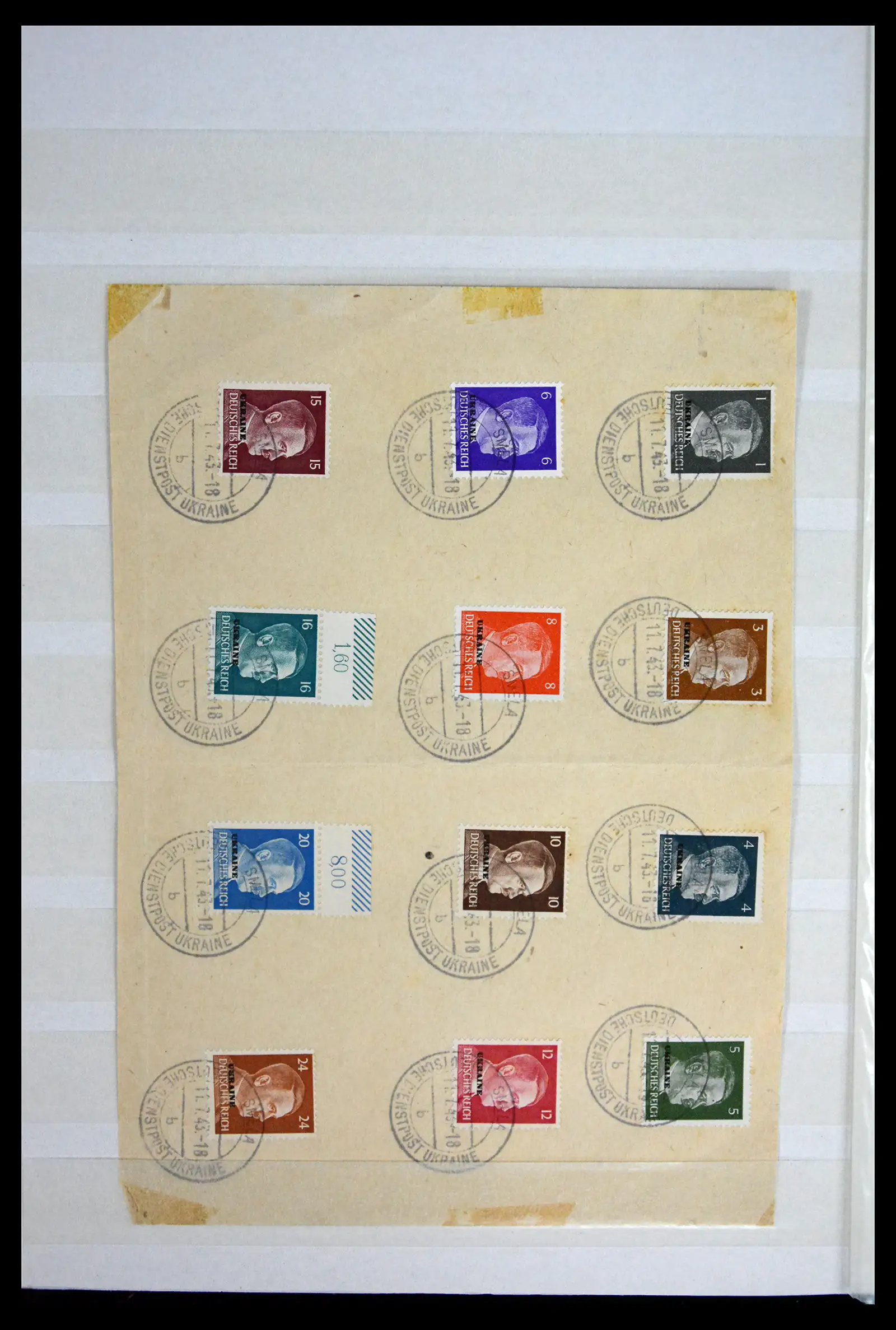 41441 0056 - Stamp collection 41441 Germany occupation WWII 1939-1945.