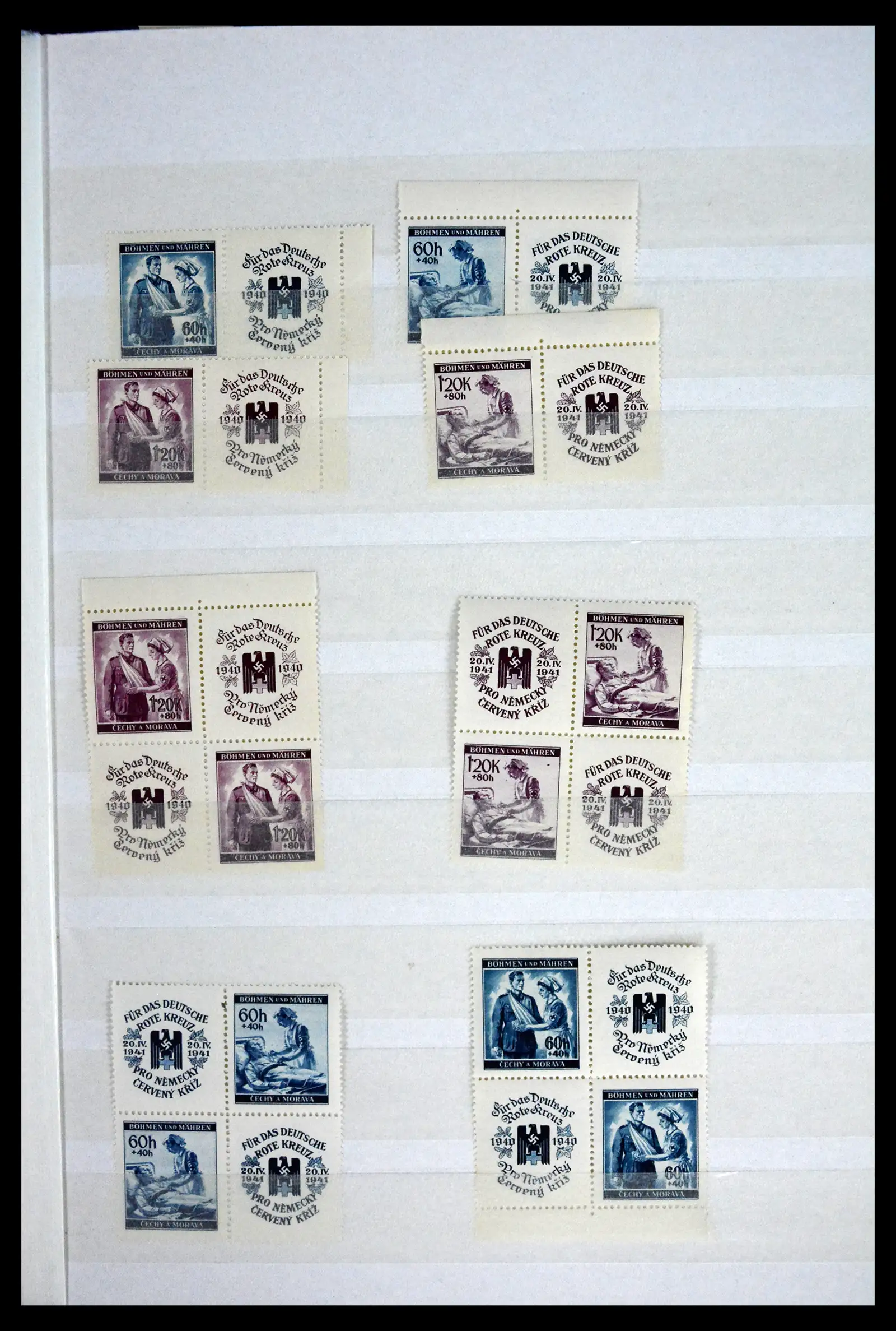41441 0057 - Stamp collection 41441 Germany occupation WWII 1939-1945.