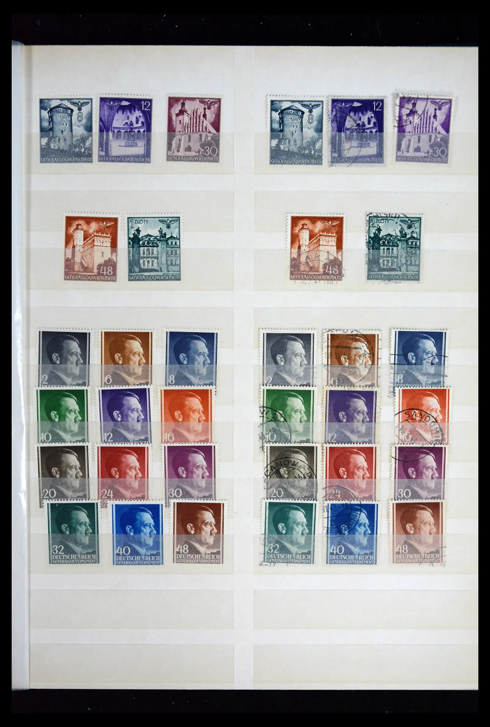 41441 0065 - Stamp collection 41441 Germany occupation WWII 1939-1945.