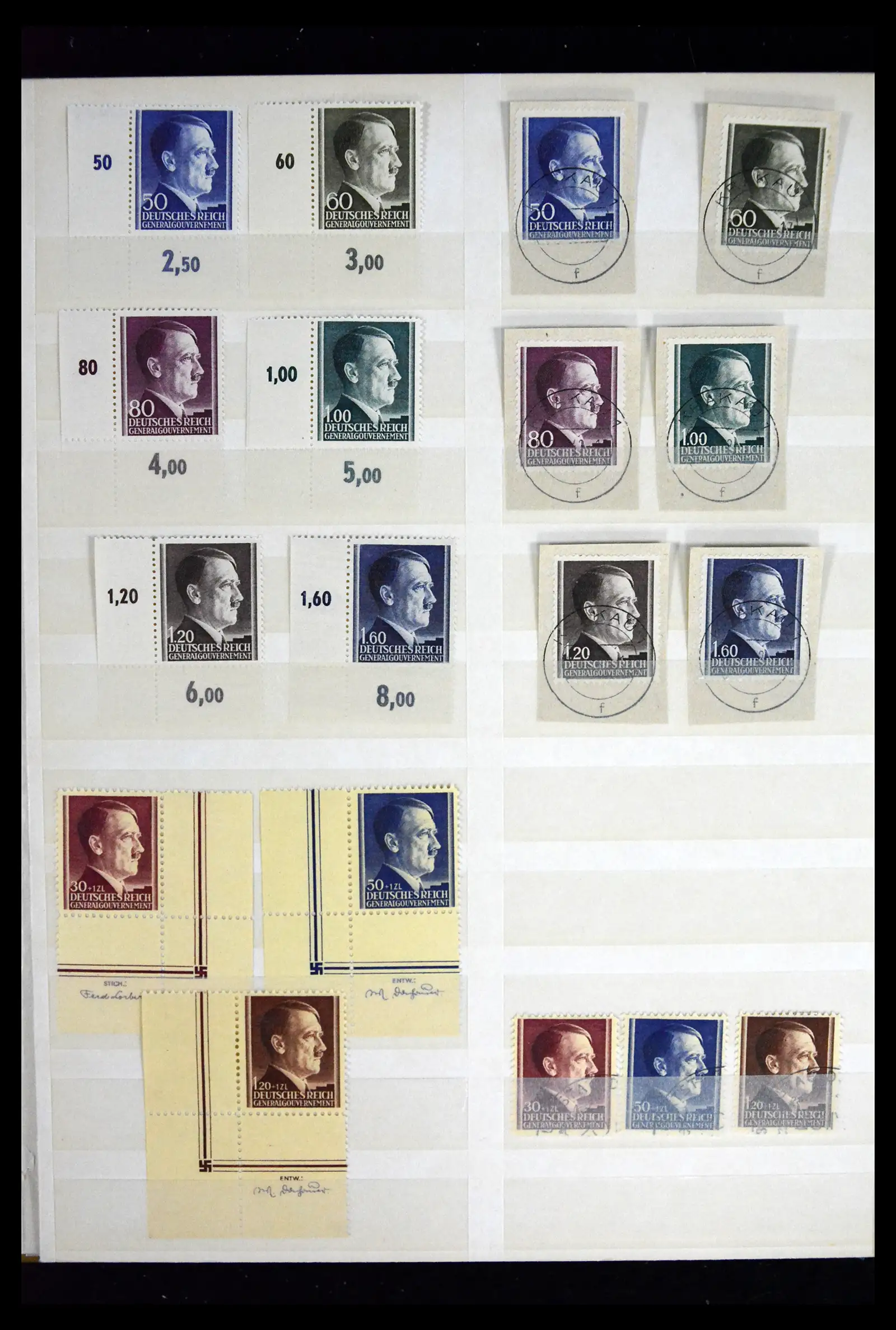 41441 0066 - Stamp collection 41441 Germany occupation WWII 1939-1945.