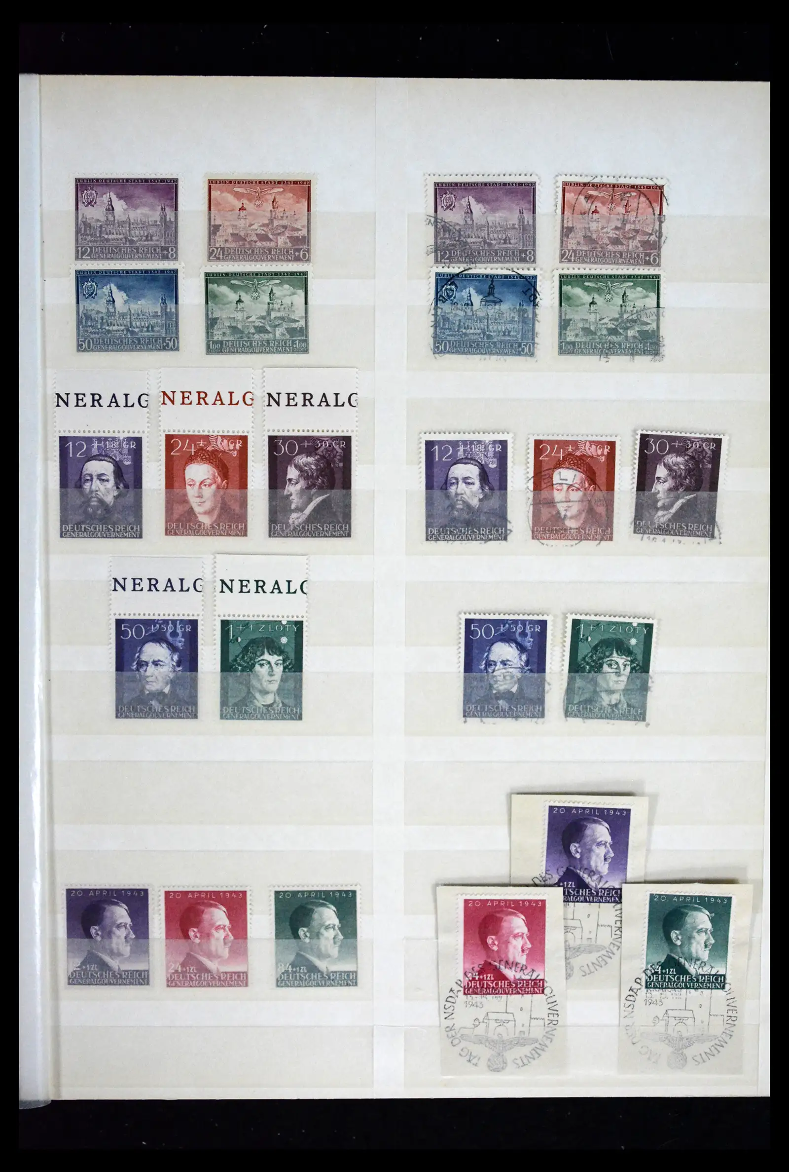 41441 0067 - Stamp collection 41441 Germany occupation WWII 1939-1945.