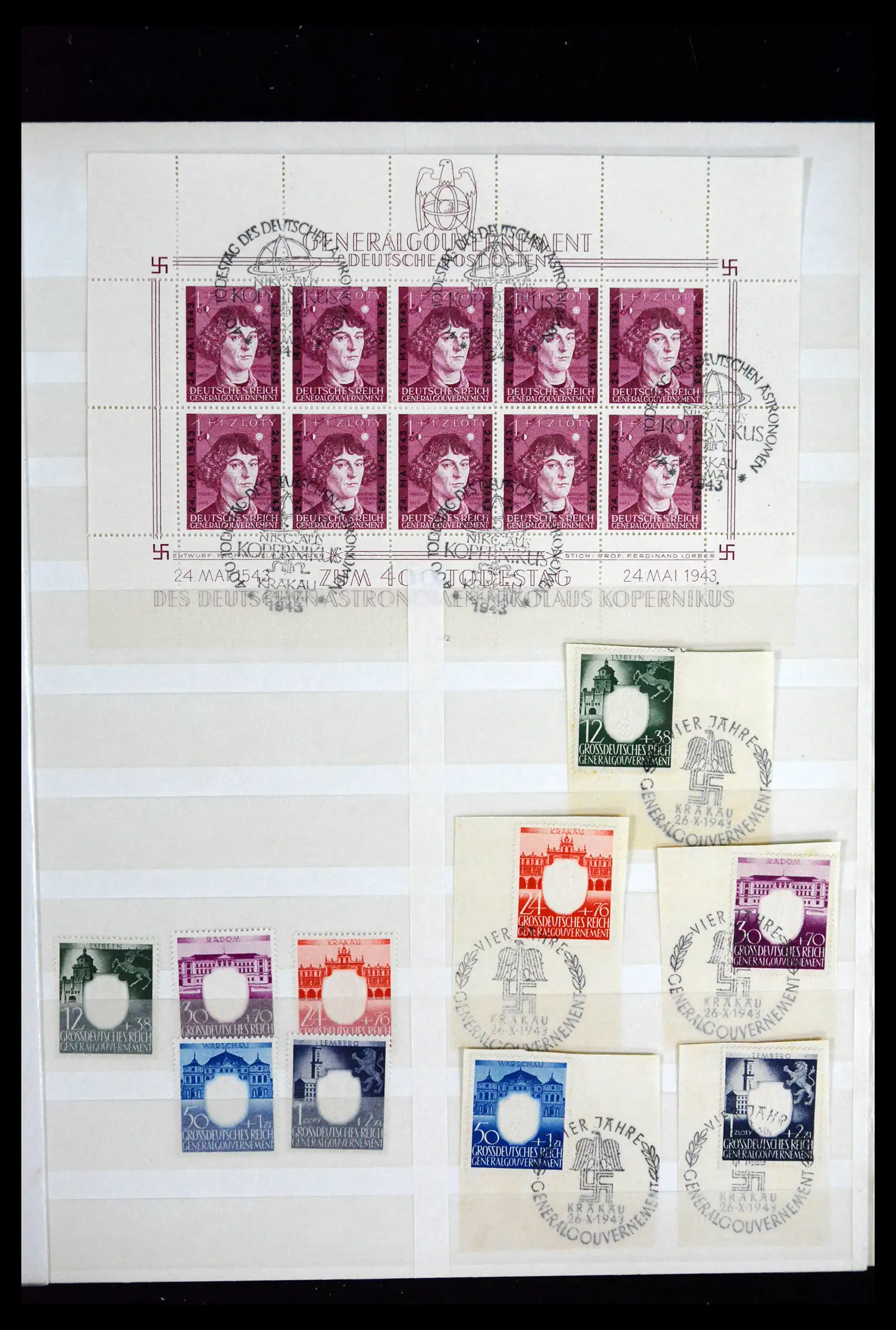 41441 0069 - Stamp collection 41441 Germany occupation WWII 1939-1945.
