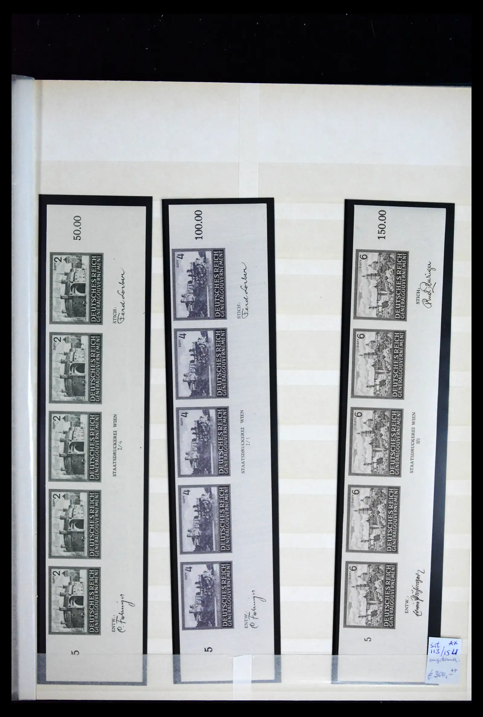 41441 0071 - Stamp collection 41441 Germany occupation WWII 1939-1945.