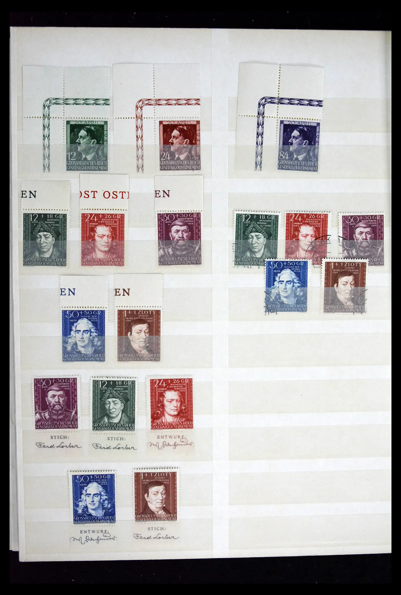 41441 0072 - Stamp collection 41441 Germany occupation WWII 1939-1945.