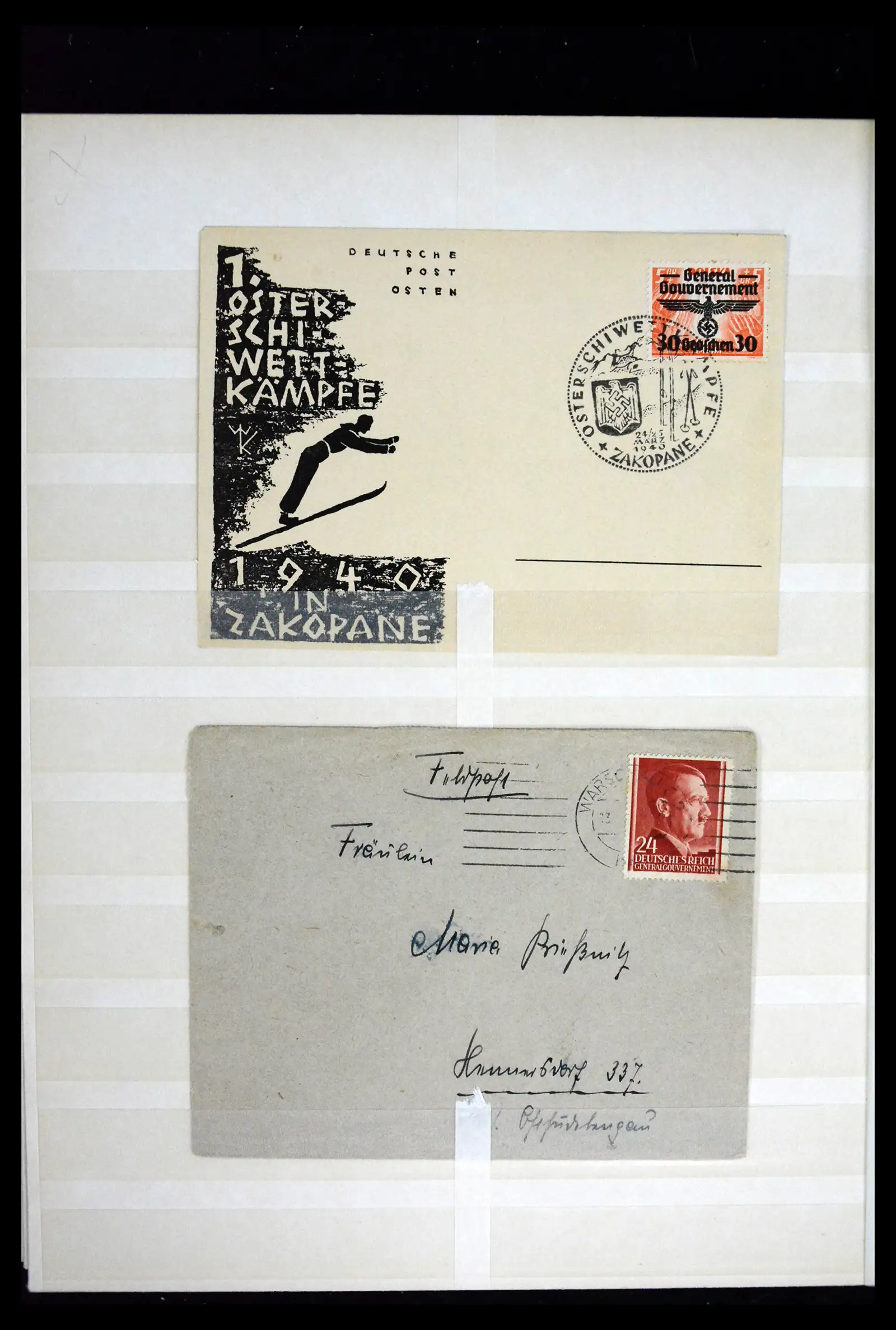 41441 0074 - Stamp collection 41441 Germany occupation WWII 1939-1945.