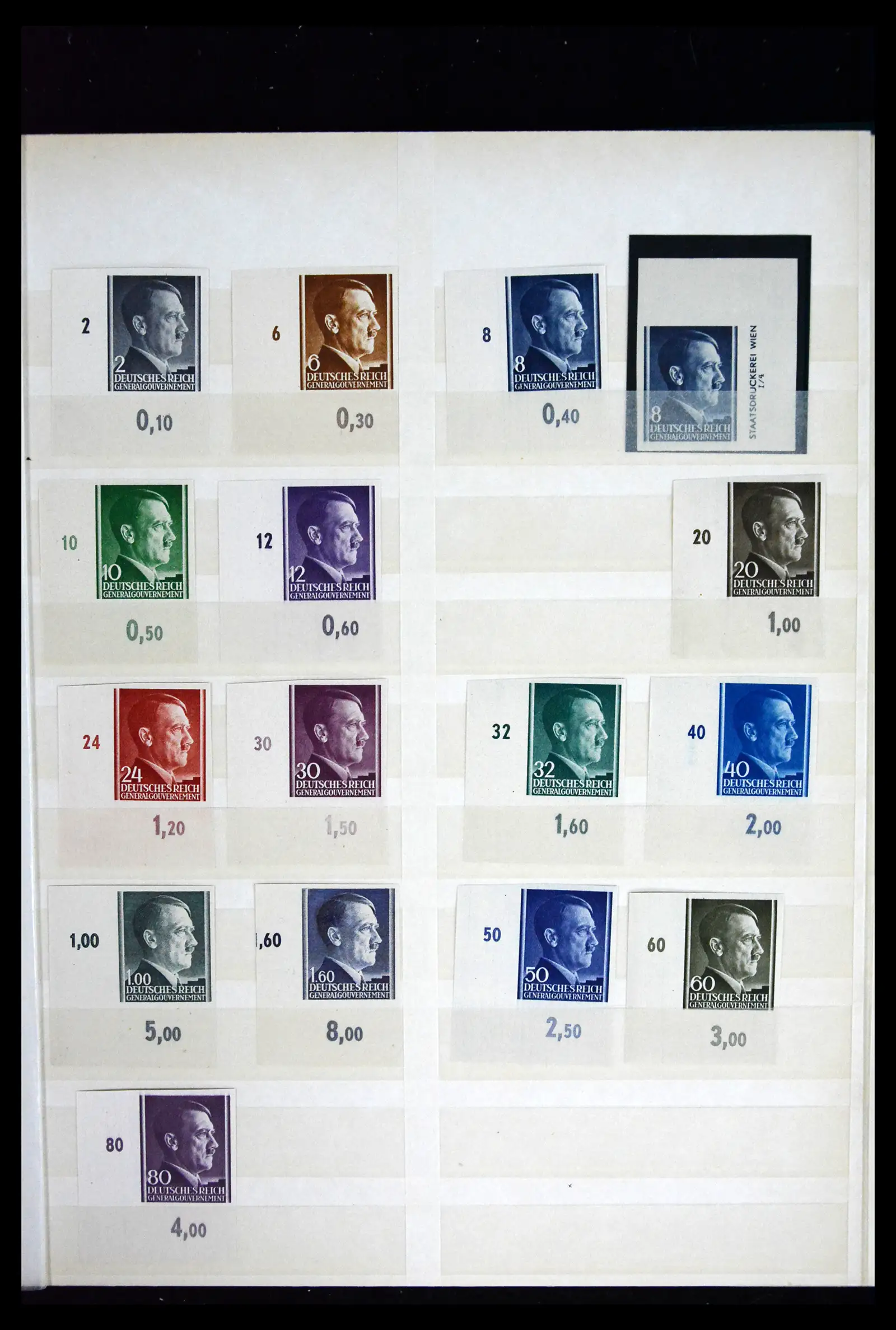 41441 0075 - Stamp collection 41441 Germany occupation WWII 1939-1945.