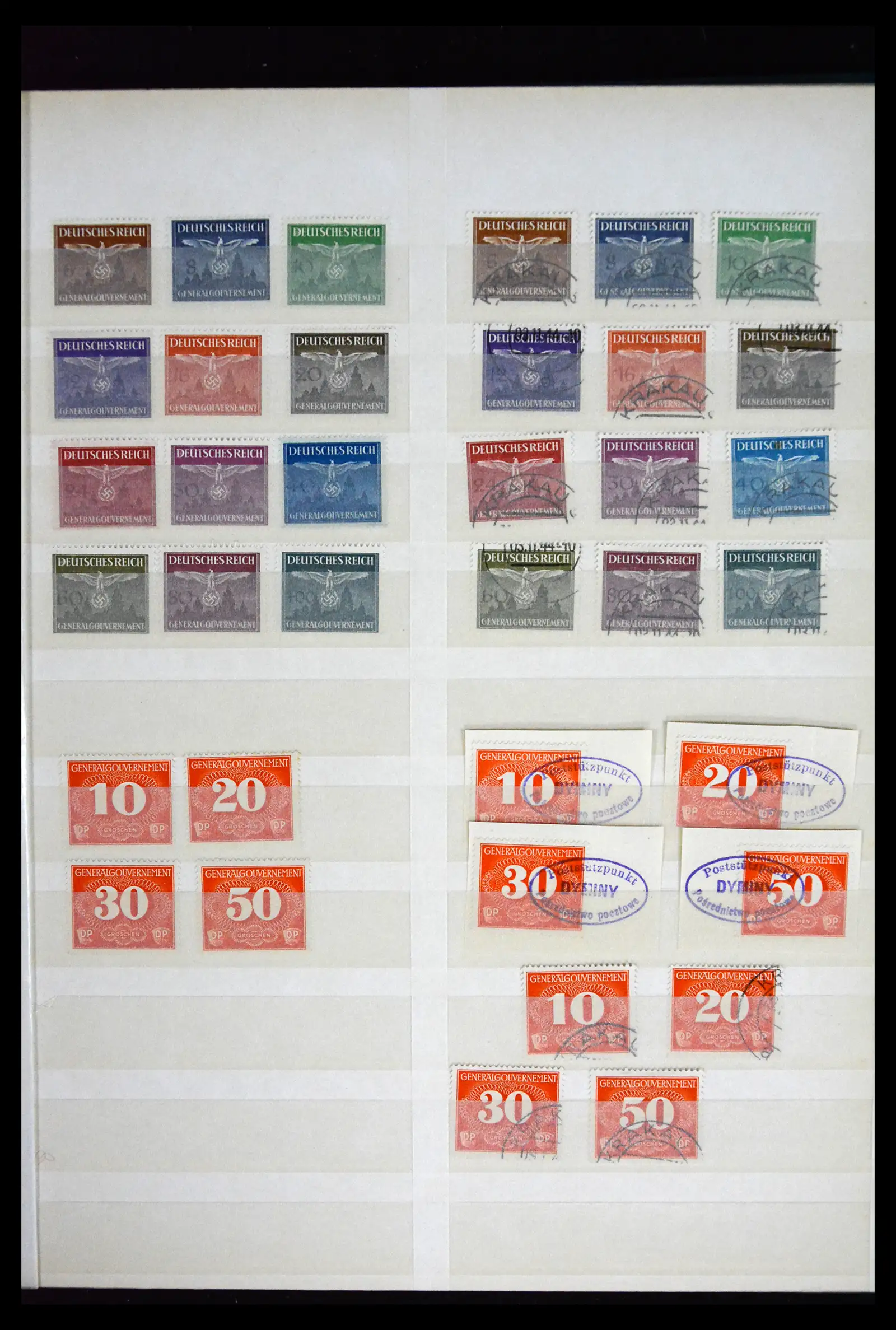 41441 0079 - Stamp collection 41441 Germany occupation WWII 1939-1945.