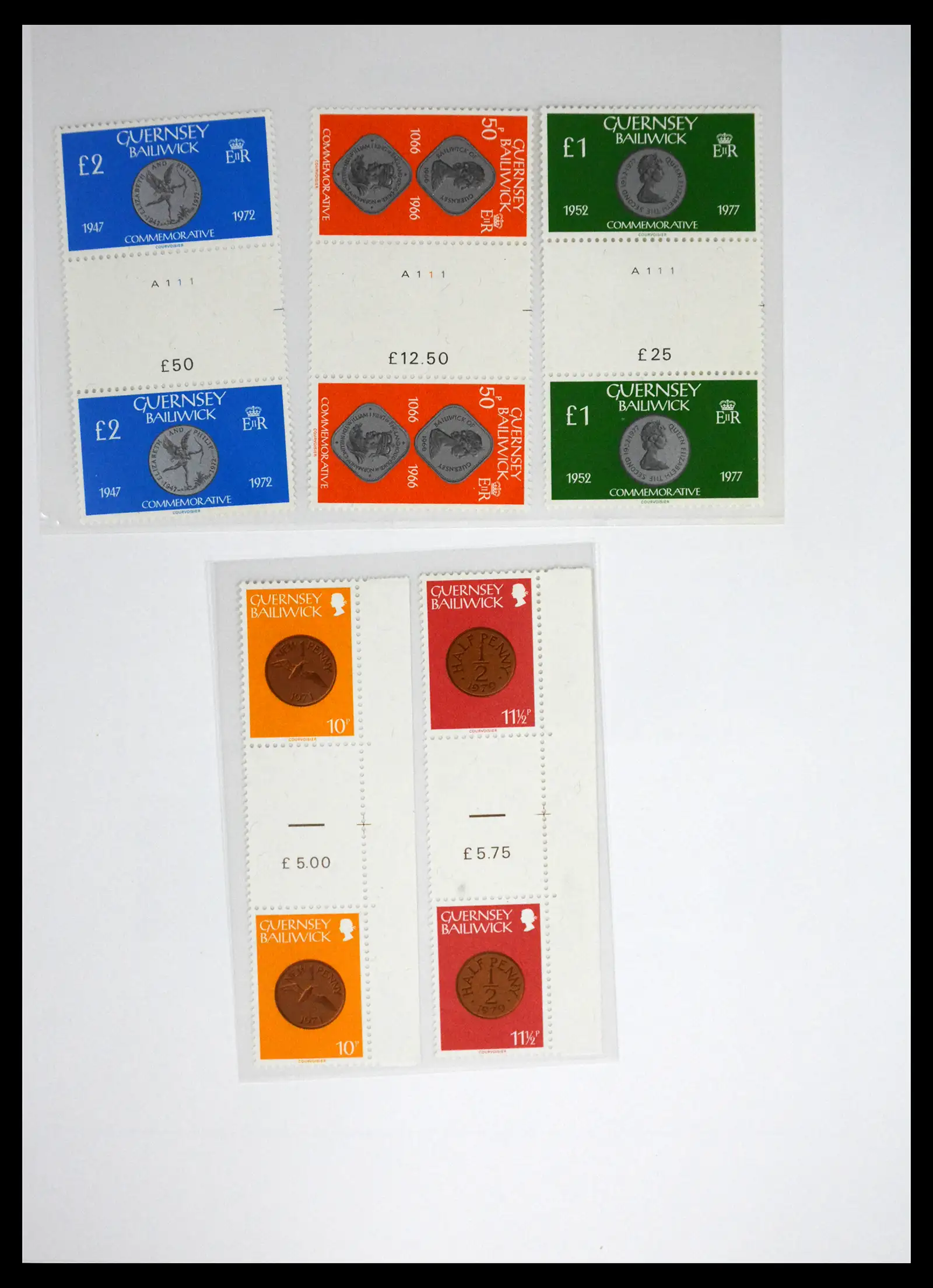 41448 0021 - Postzegelverzameling 41448 Guernsey 1941-2011.