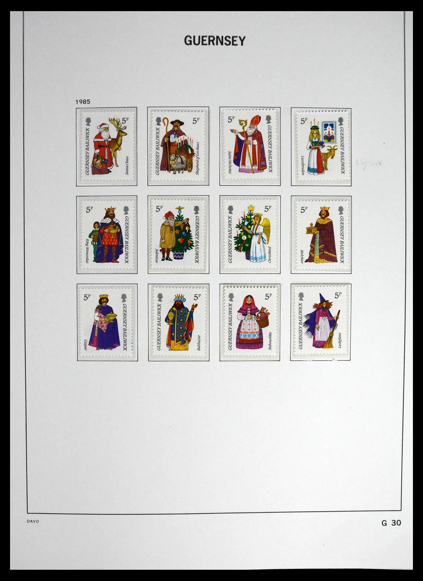 41448 0038 - Postzegelverzameling 41448 Guernsey 1941-2011.