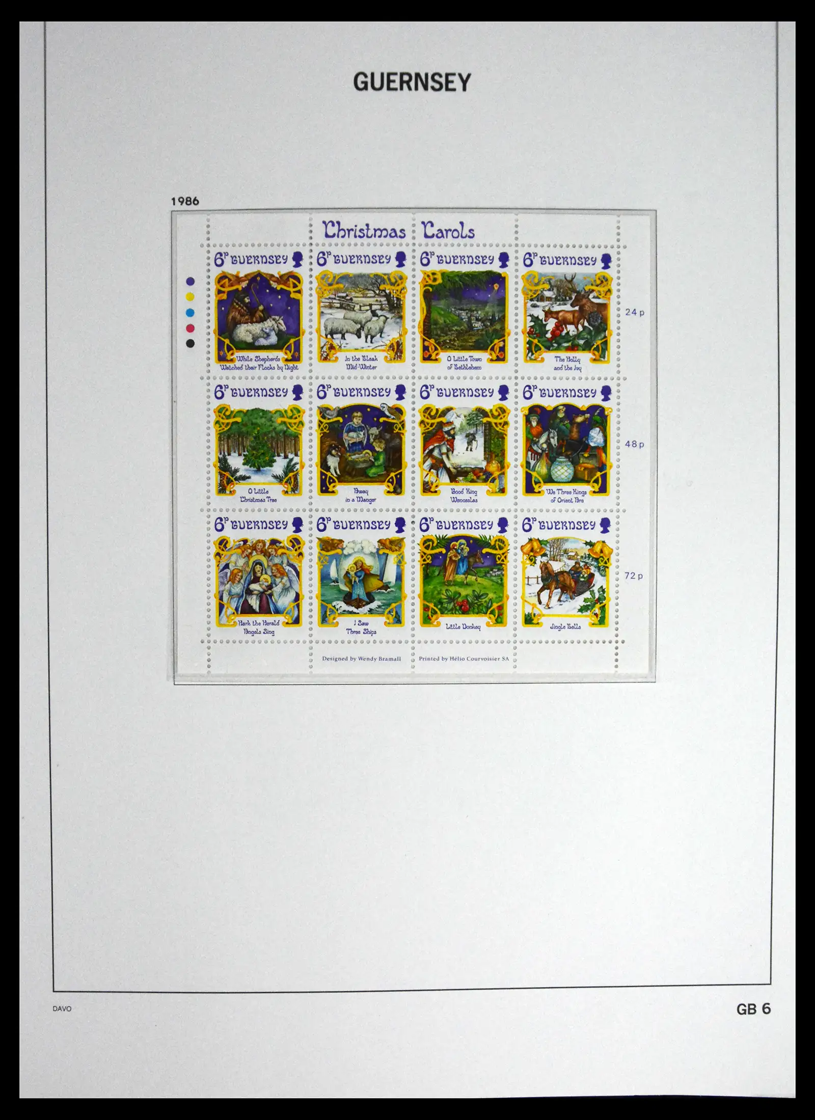 41448 0042 - Postzegelverzameling 41448 Guernsey 1941-2011.