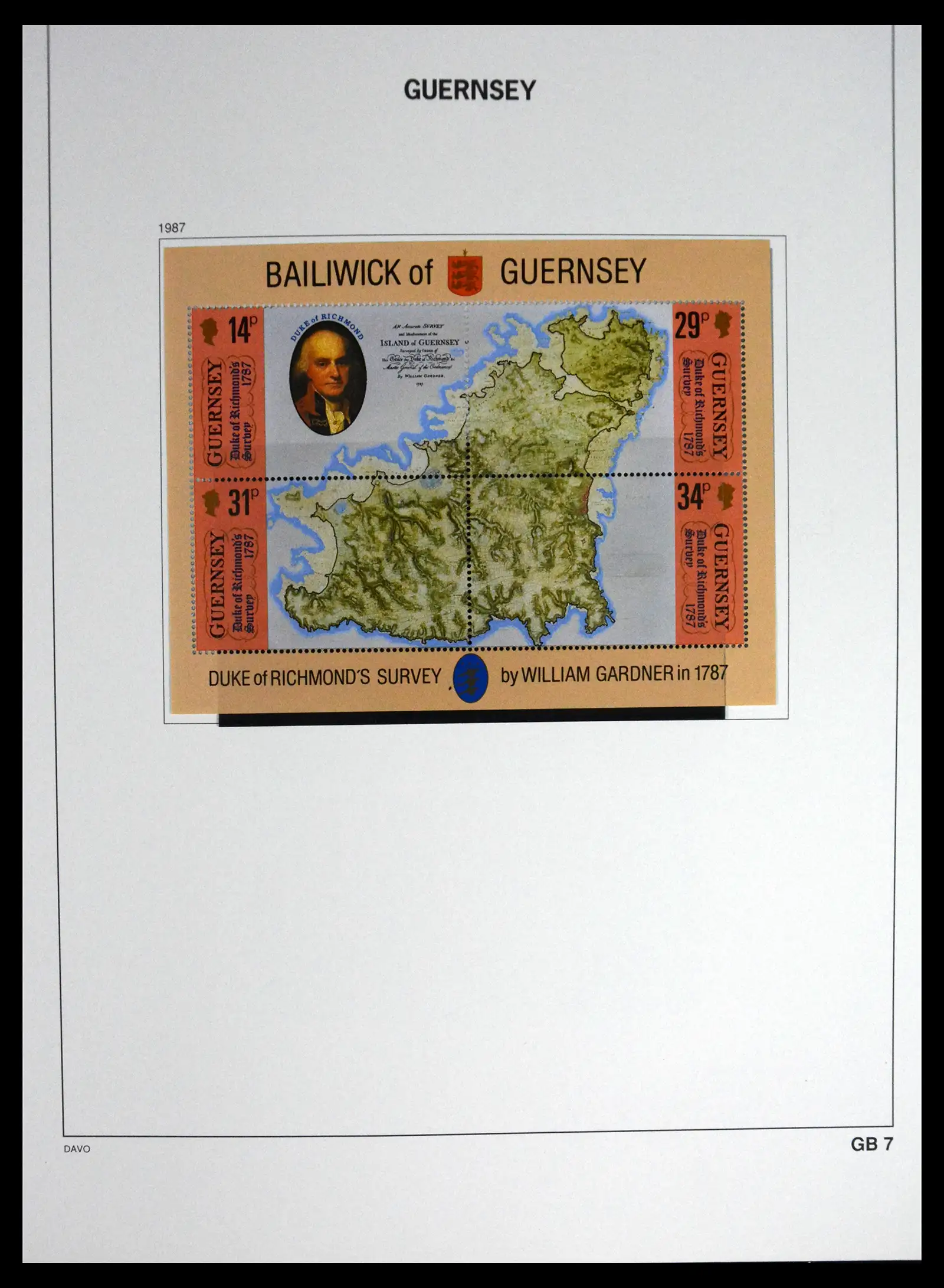 41448 0047 - Postzegelverzameling 41448 Guernsey 1941-2011.