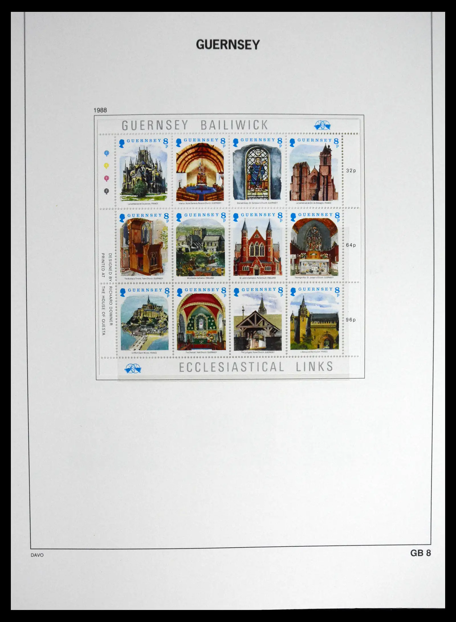 41448 0050 - Postzegelverzameling 41448 Guernsey 1941-2011.