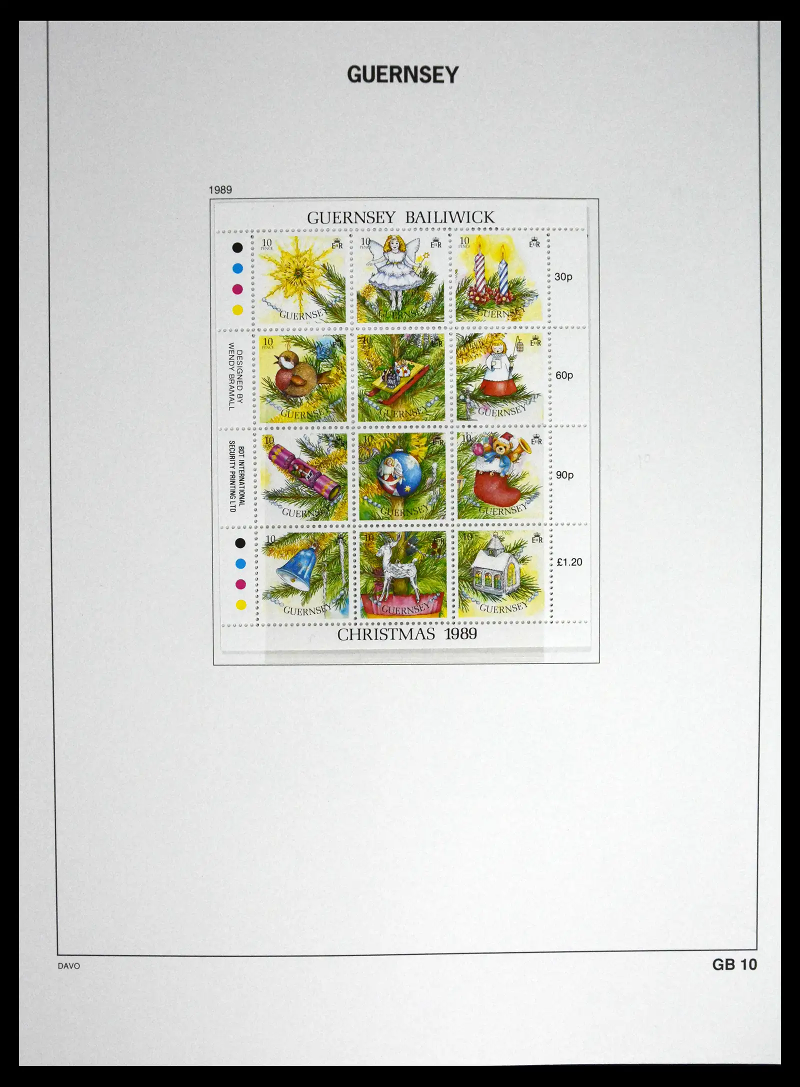 41448 0054 - Postzegelverzameling 41448 Guernsey 1941-2011.