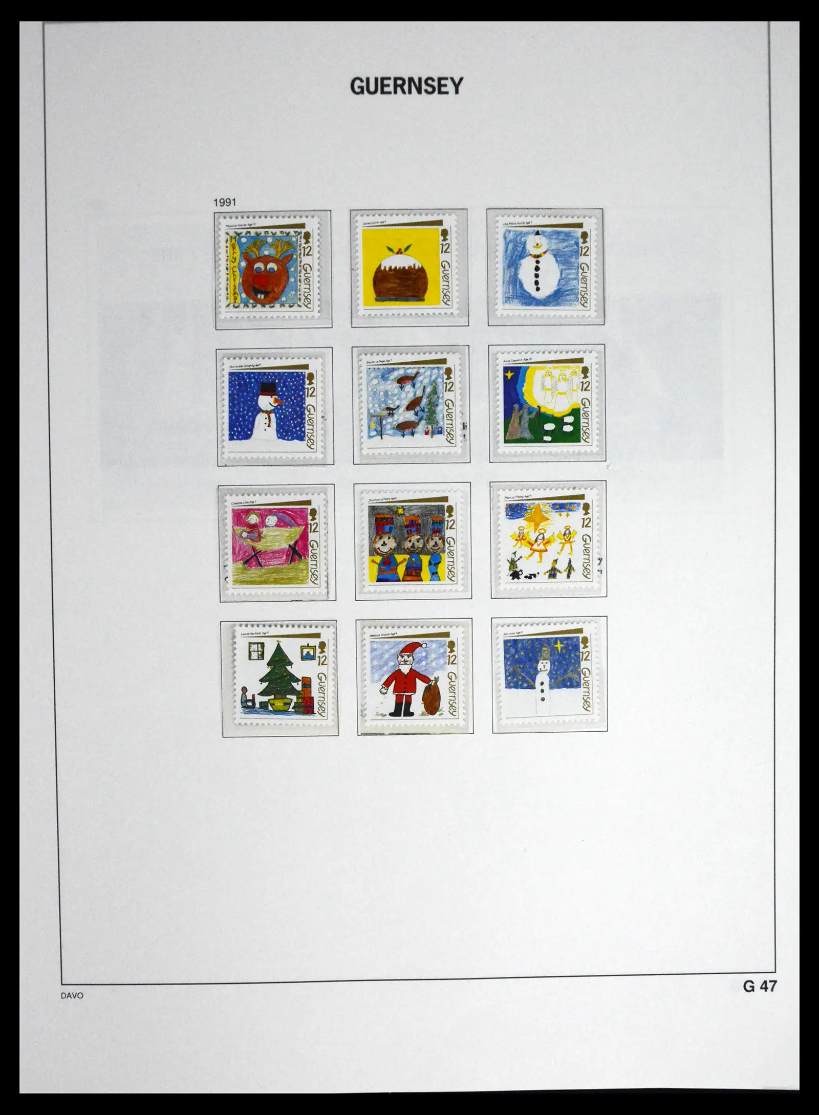 41448 0061 - Postzegelverzameling 41448 Guernsey 1941-2011.