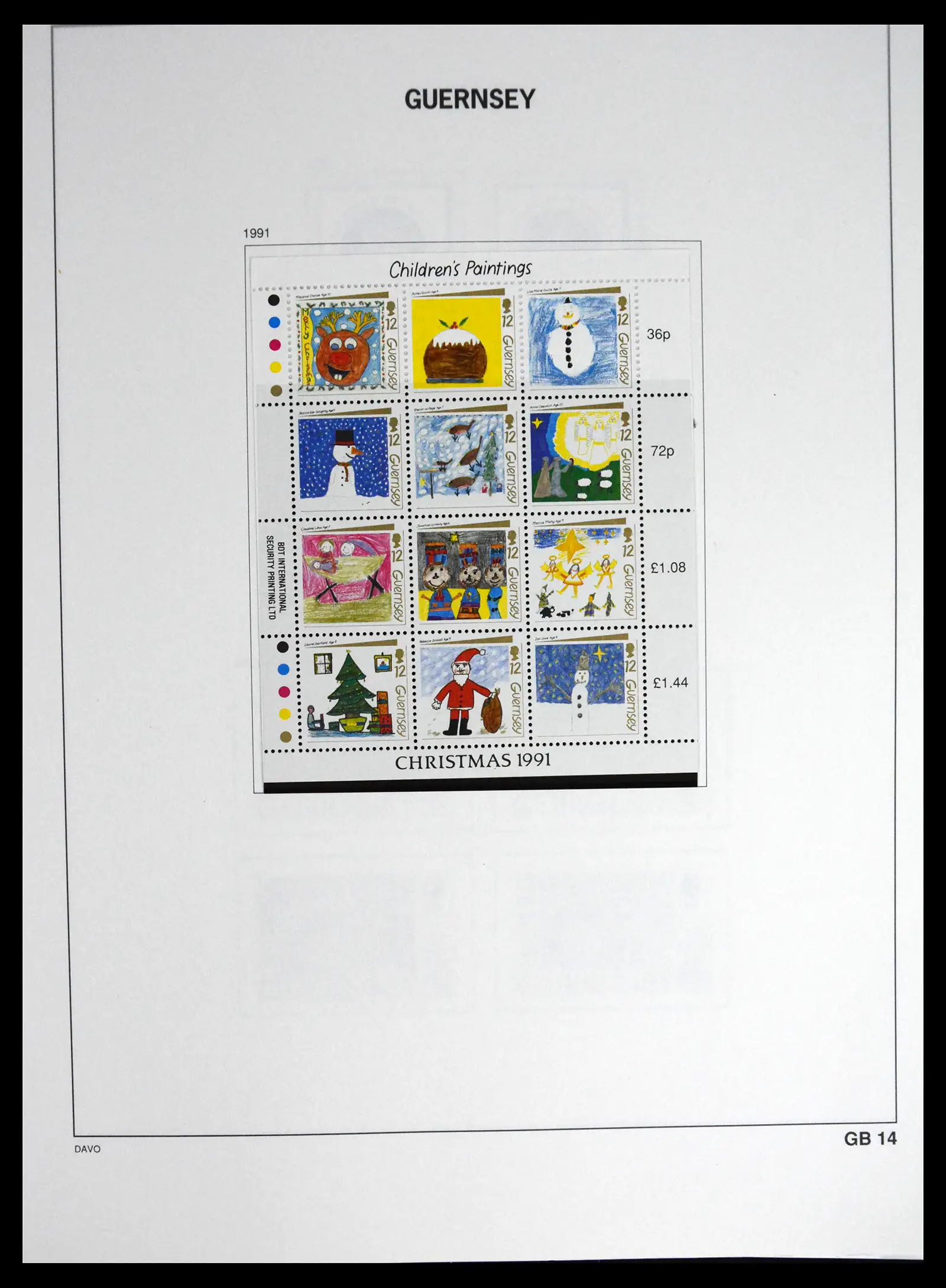 41448 0062 - Postzegelverzameling 41448 Guernsey 1941-2011.