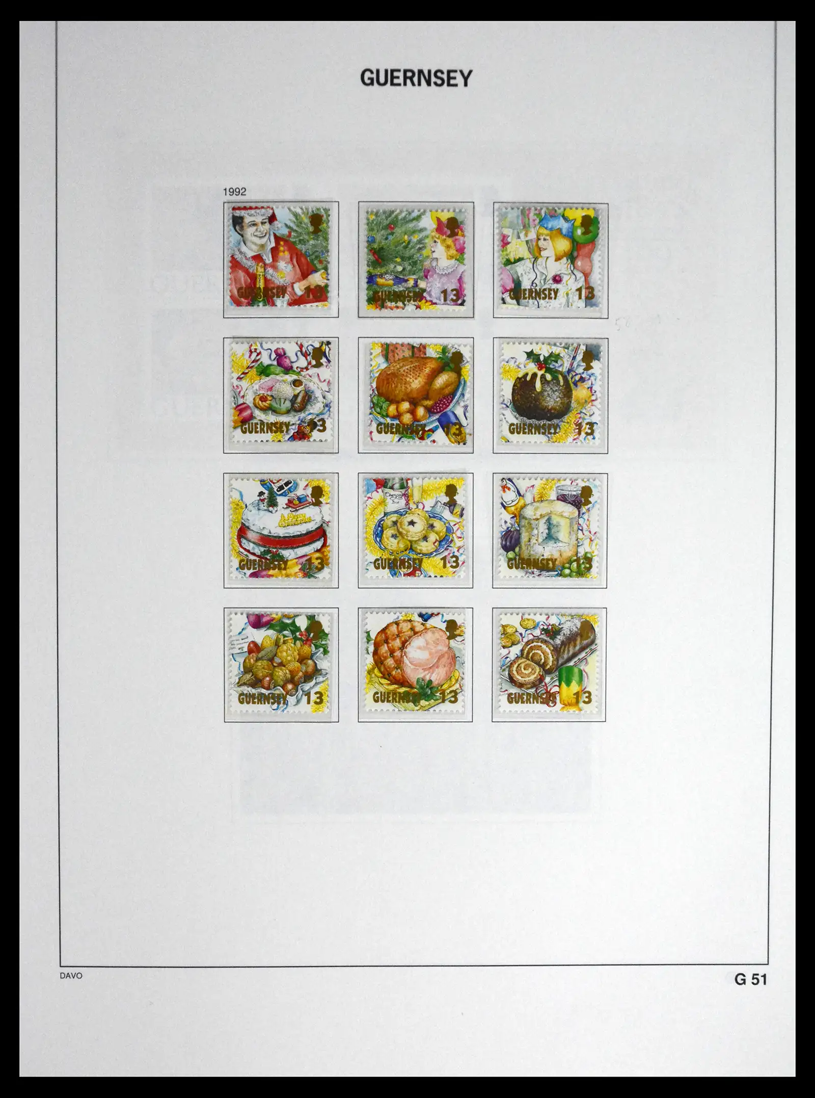 41448 0066 - Postzegelverzameling 41448 Guernsey 1941-2011.