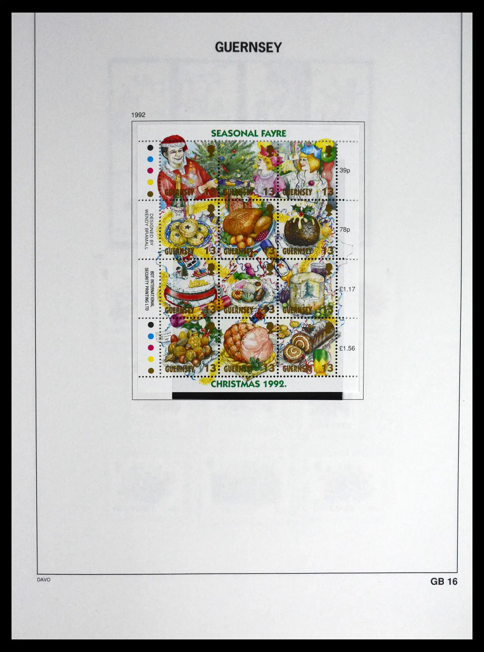 41448 0068 - Postzegelverzameling 41448 Guernsey 1941-2011.