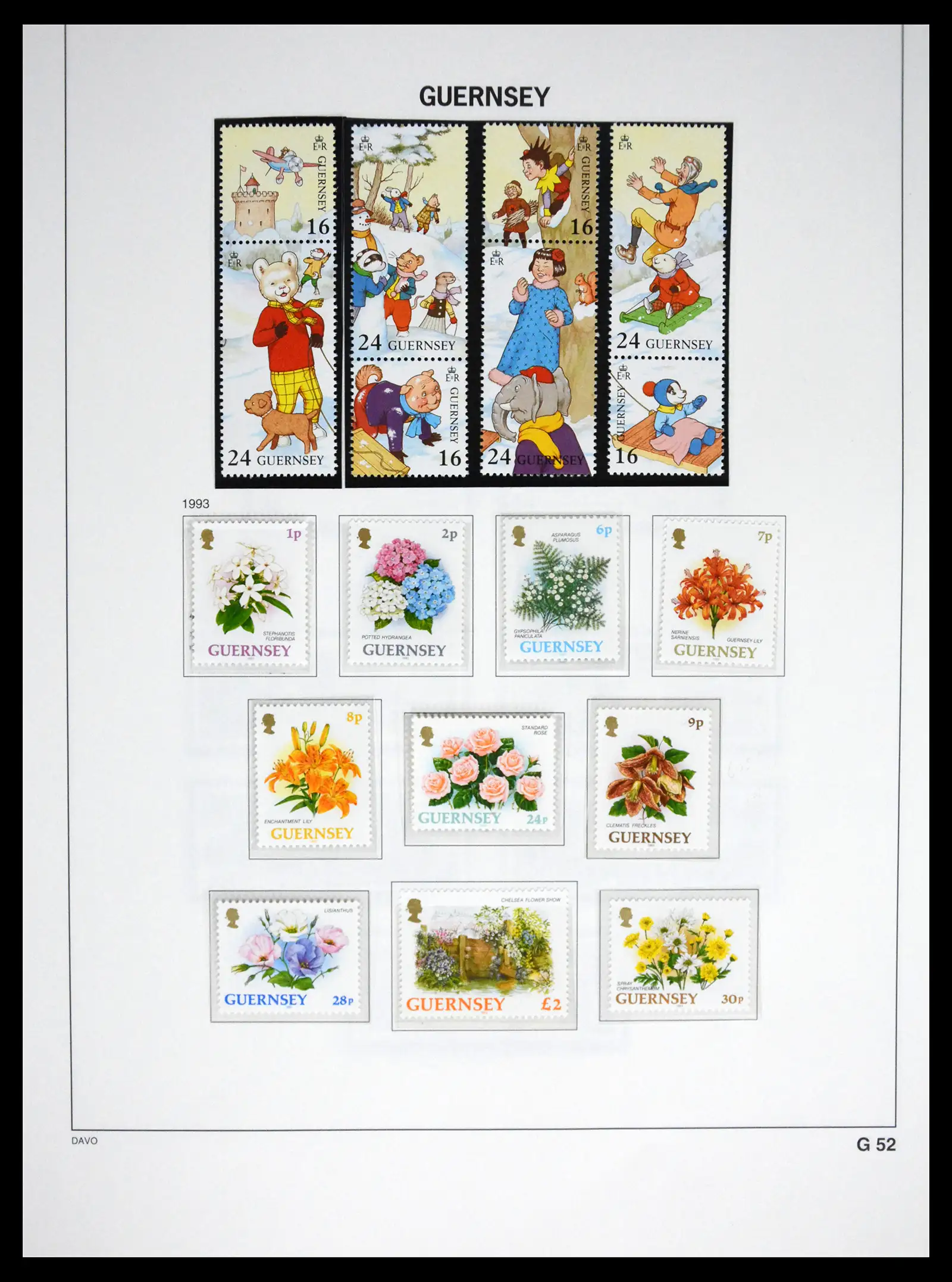 41448 0069 - Postzegelverzameling 41448 Guernsey 1941-2011.