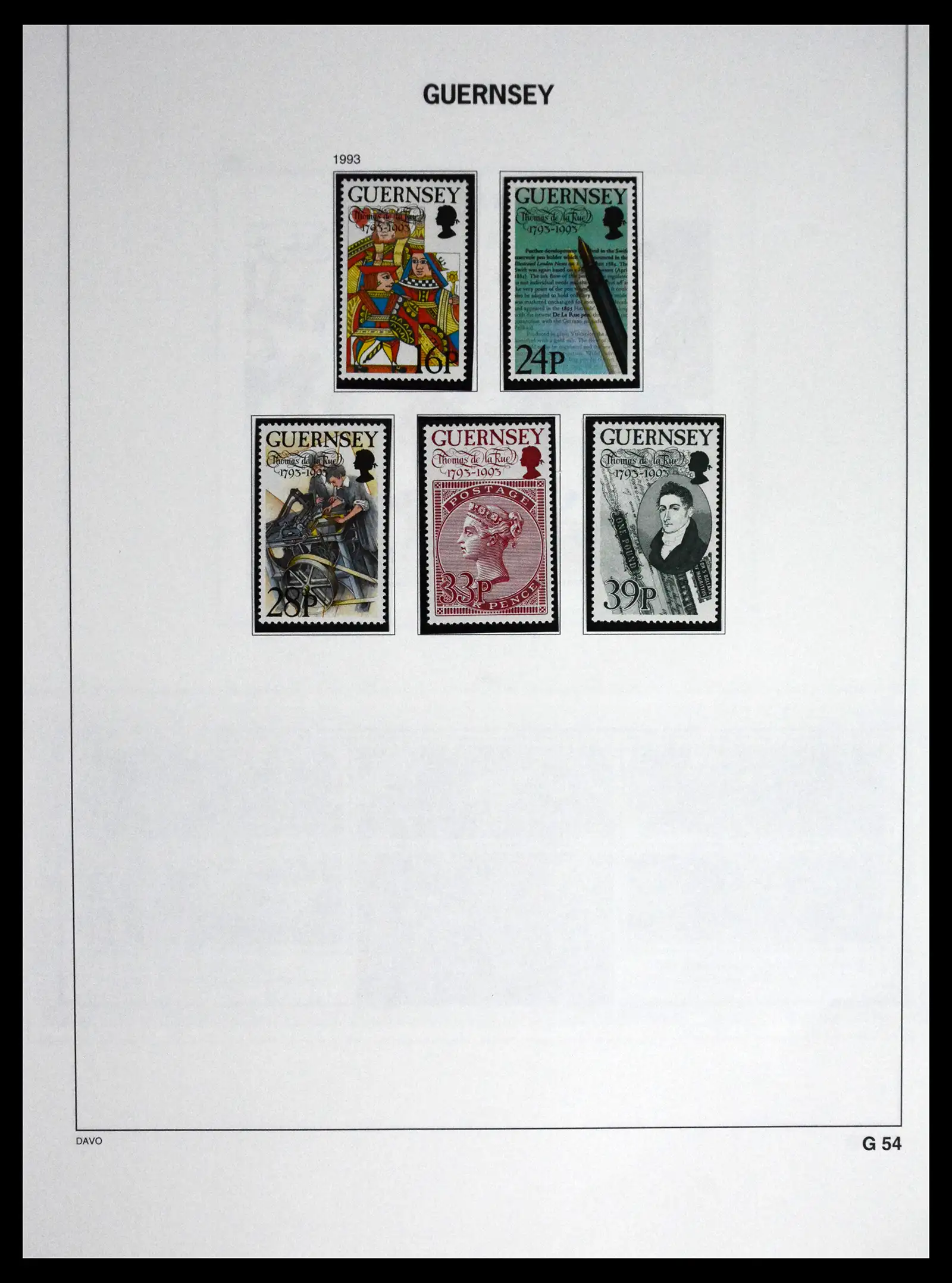 41448 0071 - Postzegelverzameling 41448 Guernsey 1941-2011.