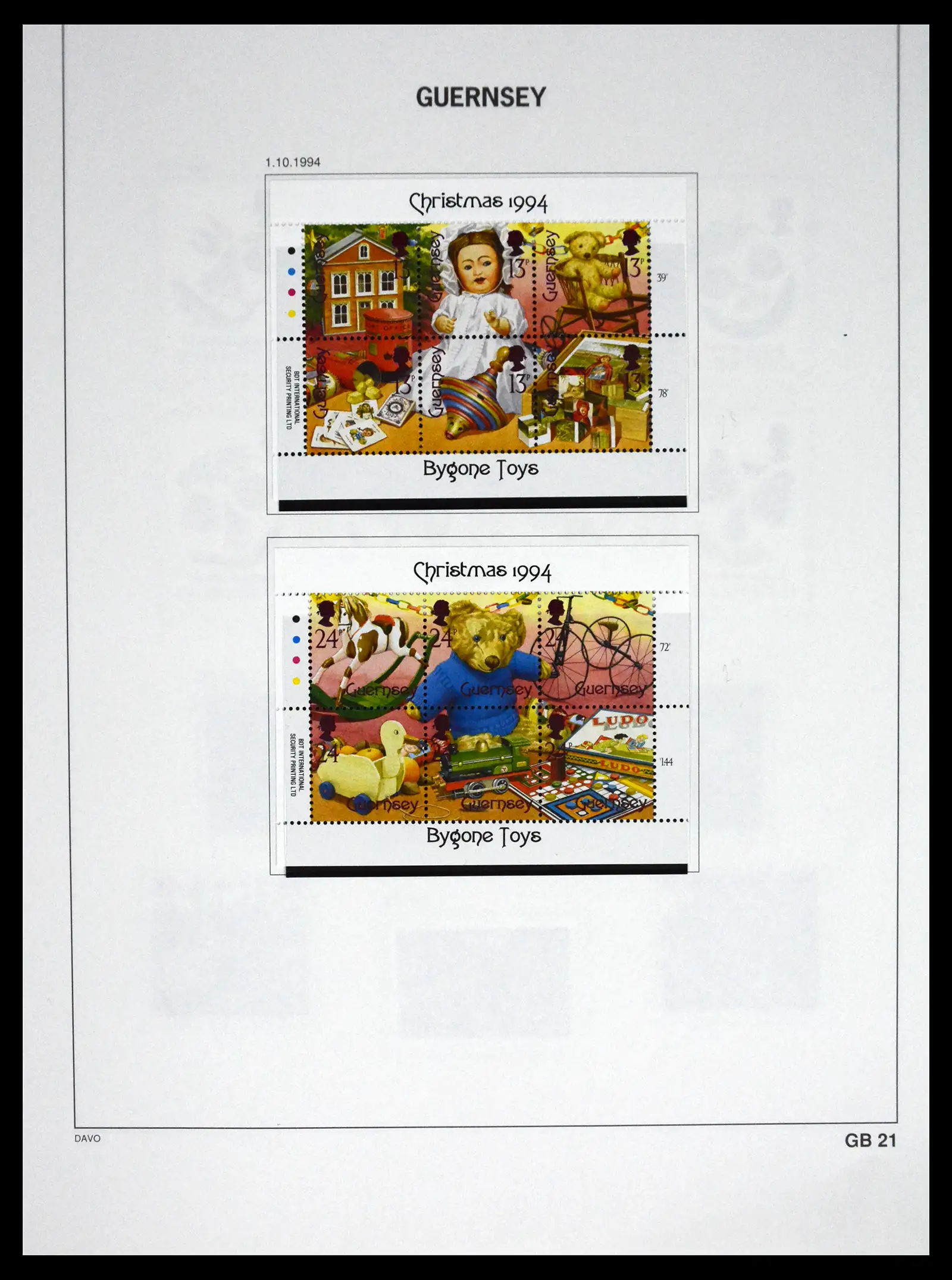 41448 0079 - Postzegelverzameling 41448 Guernsey 1941-2011.