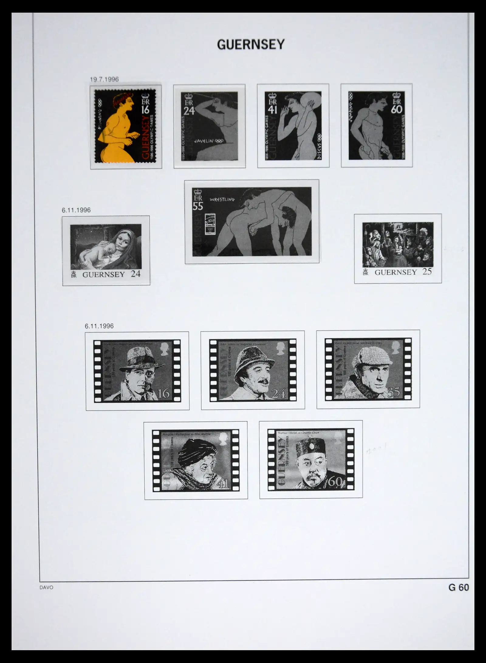 41448 0083 - Postzegelverzameling 41448 Guernsey 1941-2011.