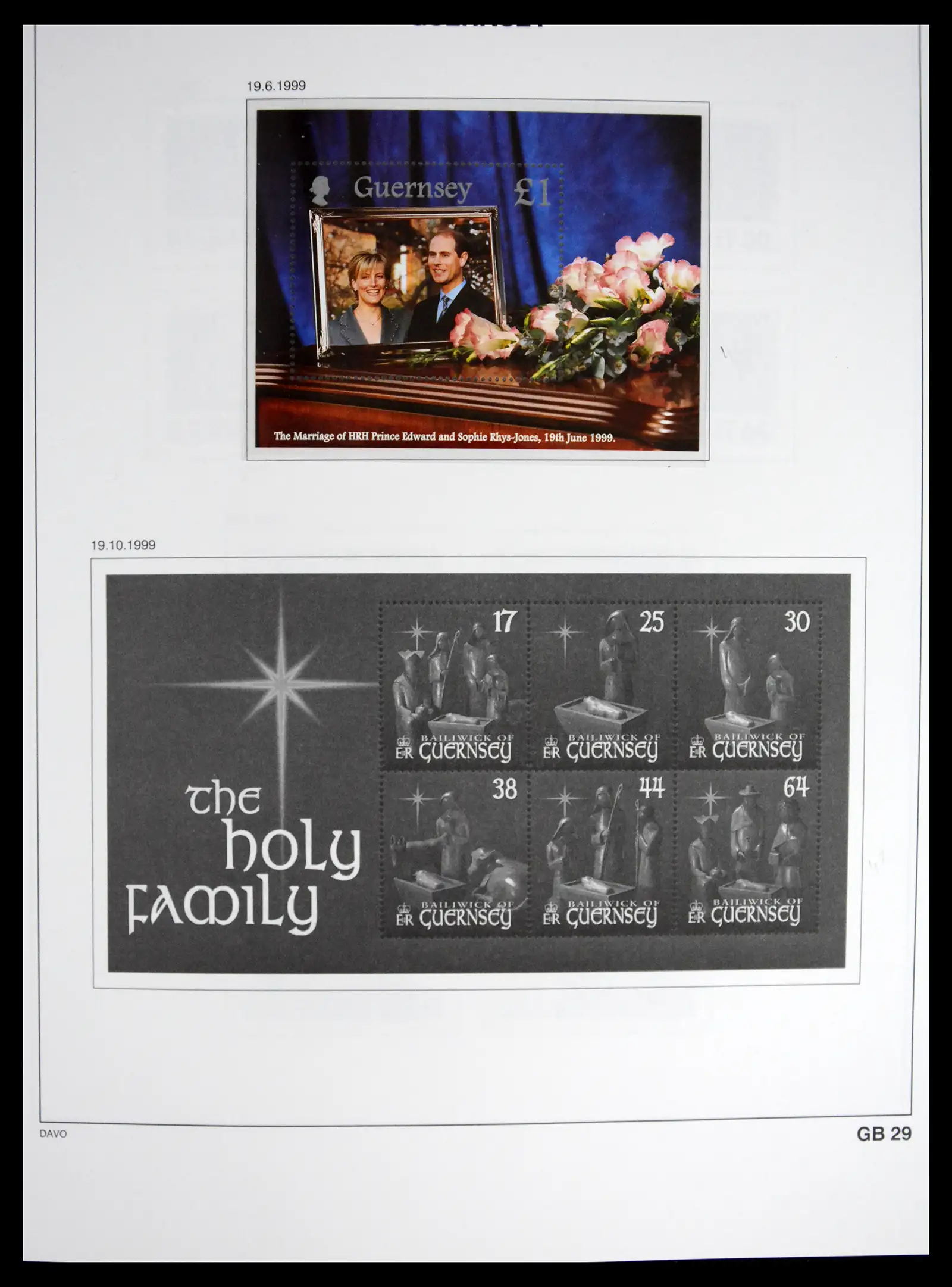 41448 0092 - Postzegelverzameling 41448 Guernsey 1941-2011.