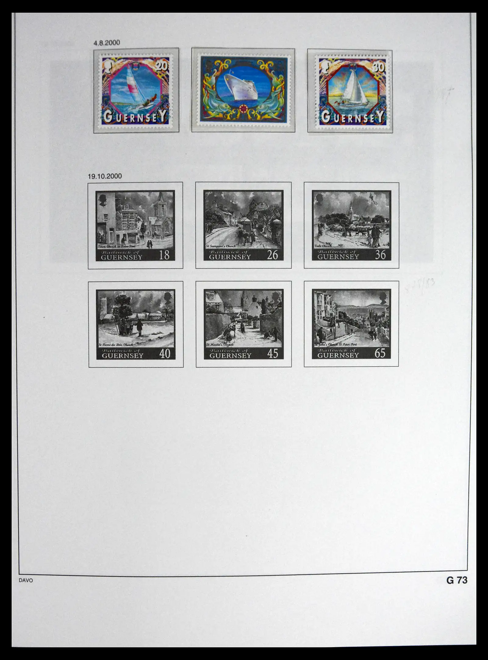 41448 0093 - Postzegelverzameling 41448 Guernsey 1941-2011.