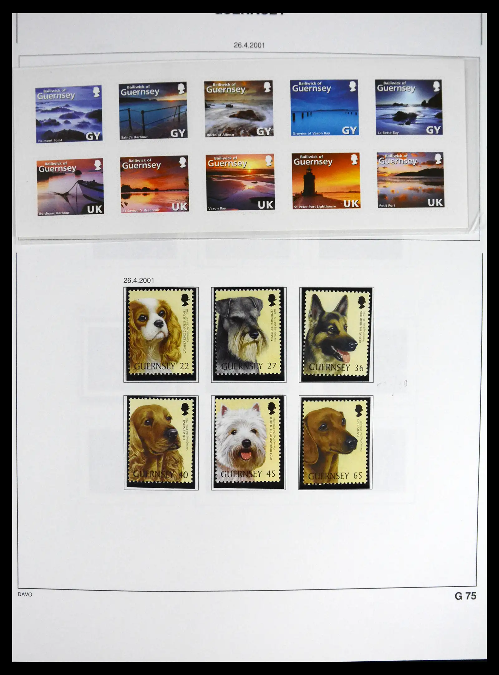 41448 0094 - Postzegelverzameling 41448 Guernsey 1941-2011.