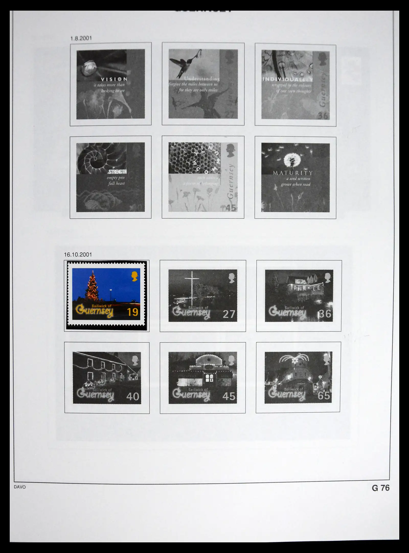 41448 0095 - Postzegelverzameling 41448 Guernsey 1941-2011.