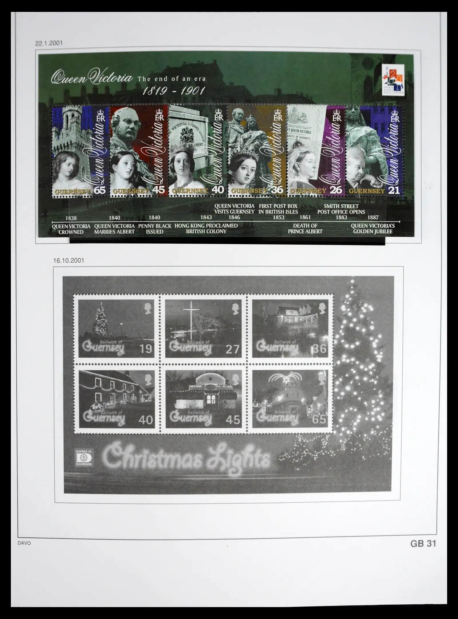 41448 0096 - Postzegelverzameling 41448 Guernsey 1941-2011.