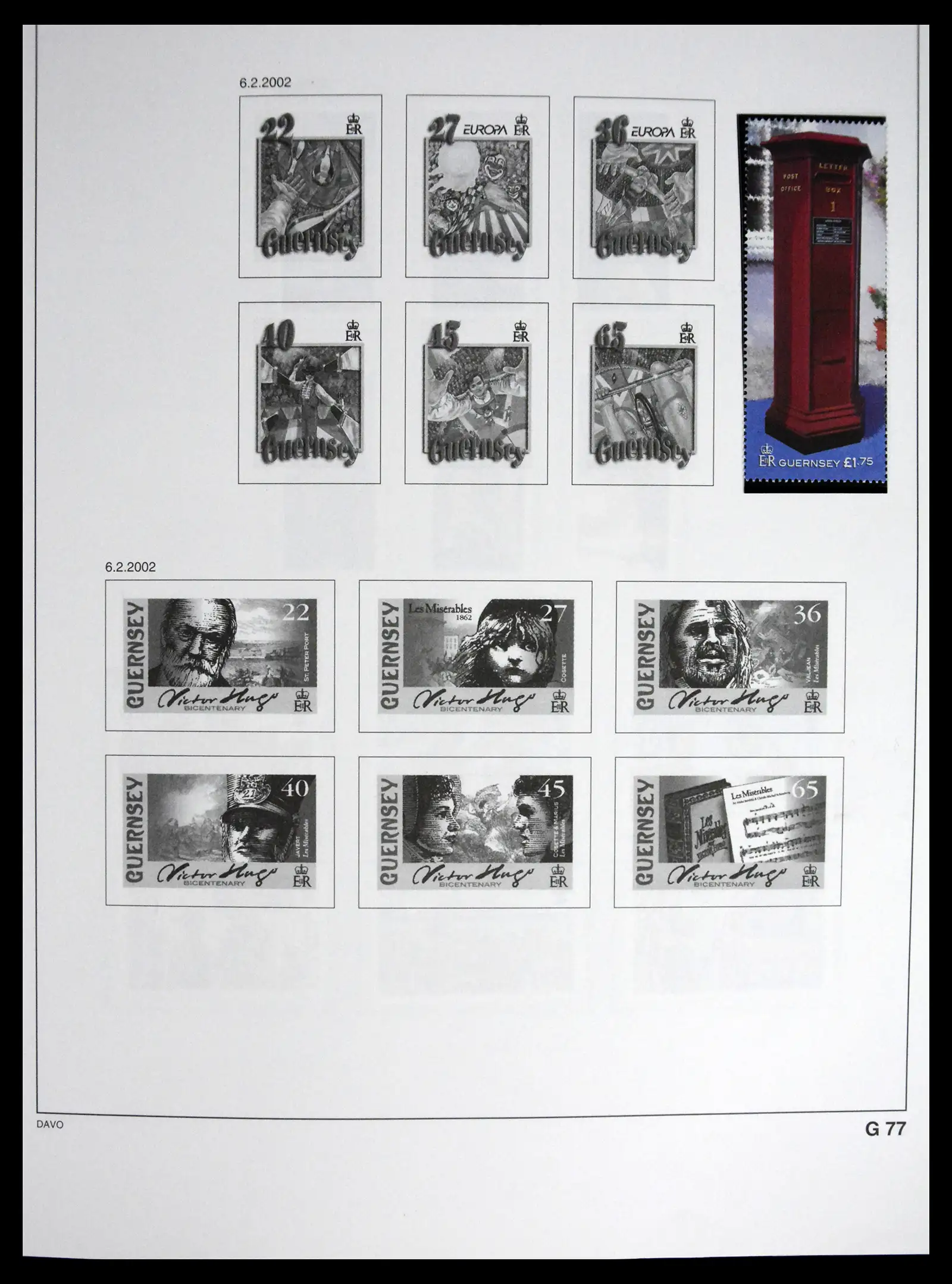 41448 0097 - Postzegelverzameling 41448 Guernsey 1941-2011.