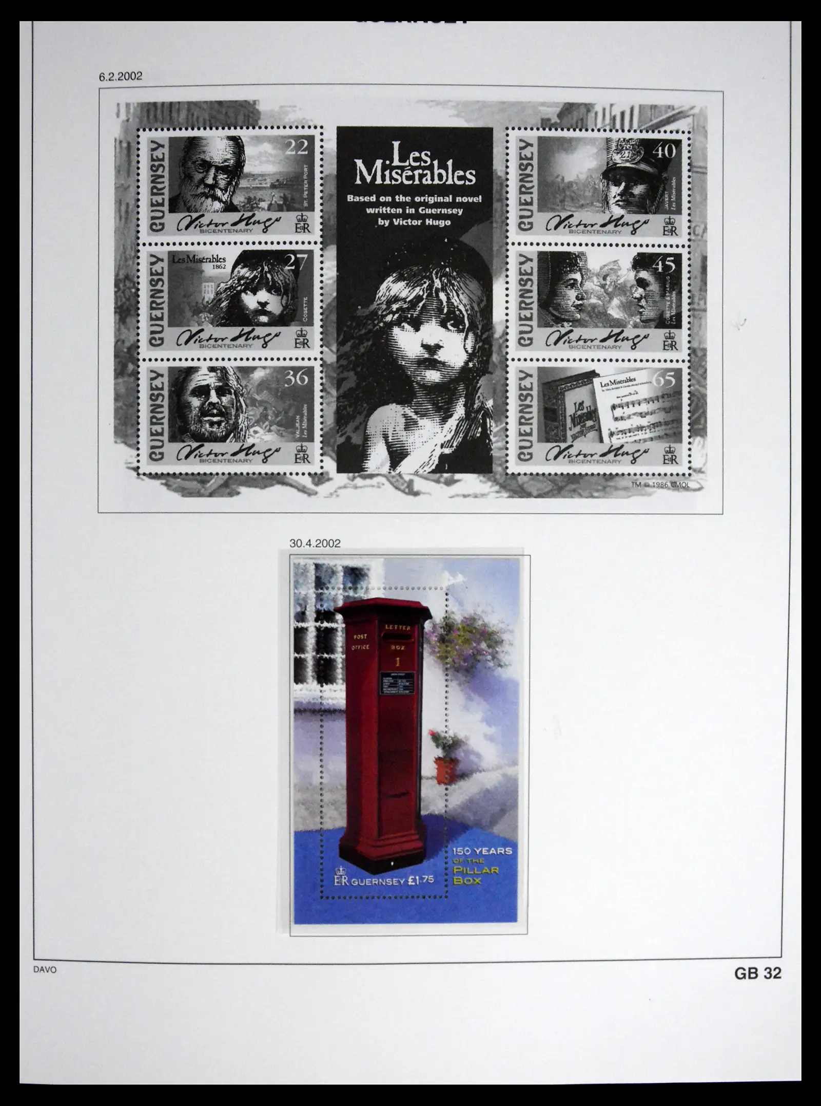 41448 0100 - Postzegelverzameling 41448 Guernsey 1941-2011.