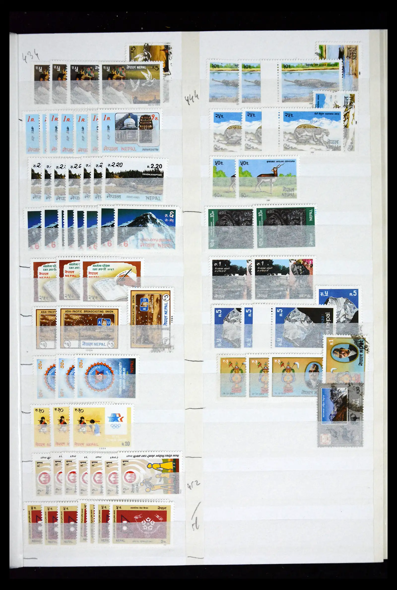 41451 0024 - Stamp collection 41451 Nepal 1881-2011.