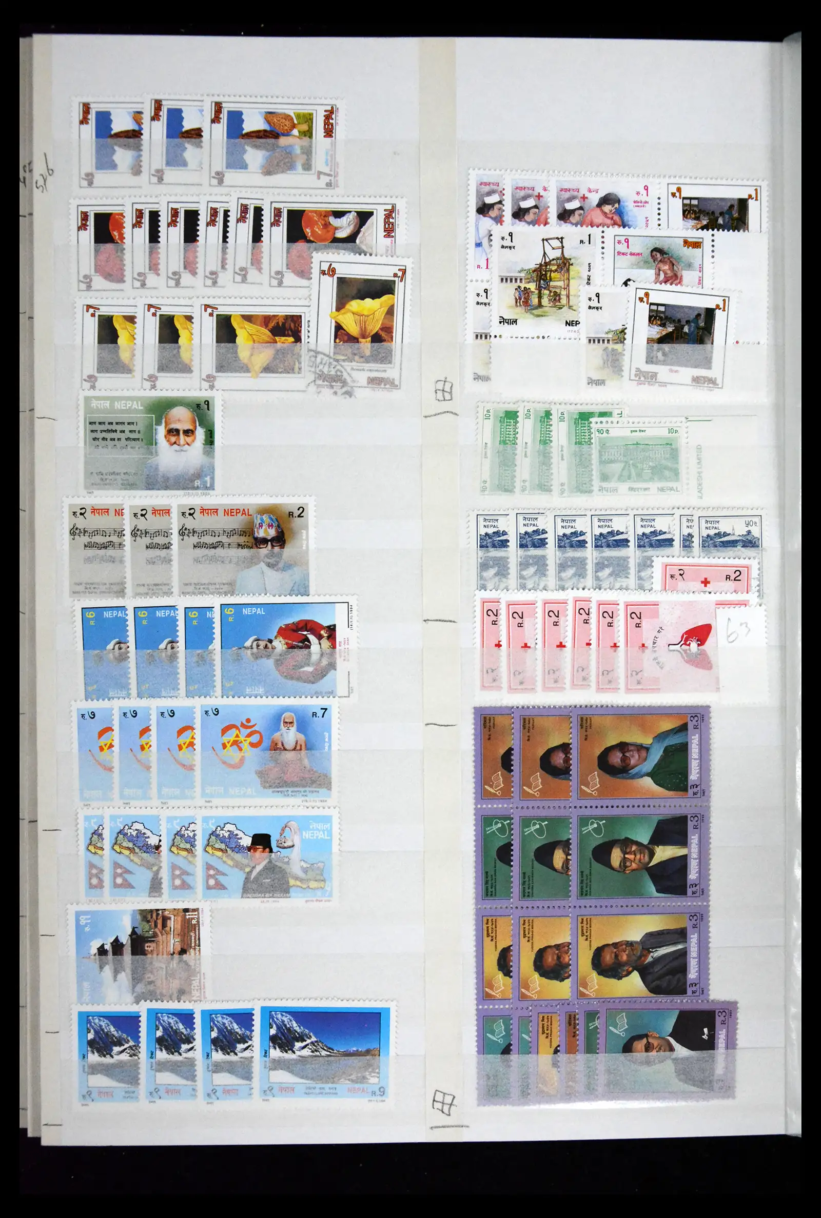 41451 0031 - Stamp collection 41451 Nepal 1881-2011.