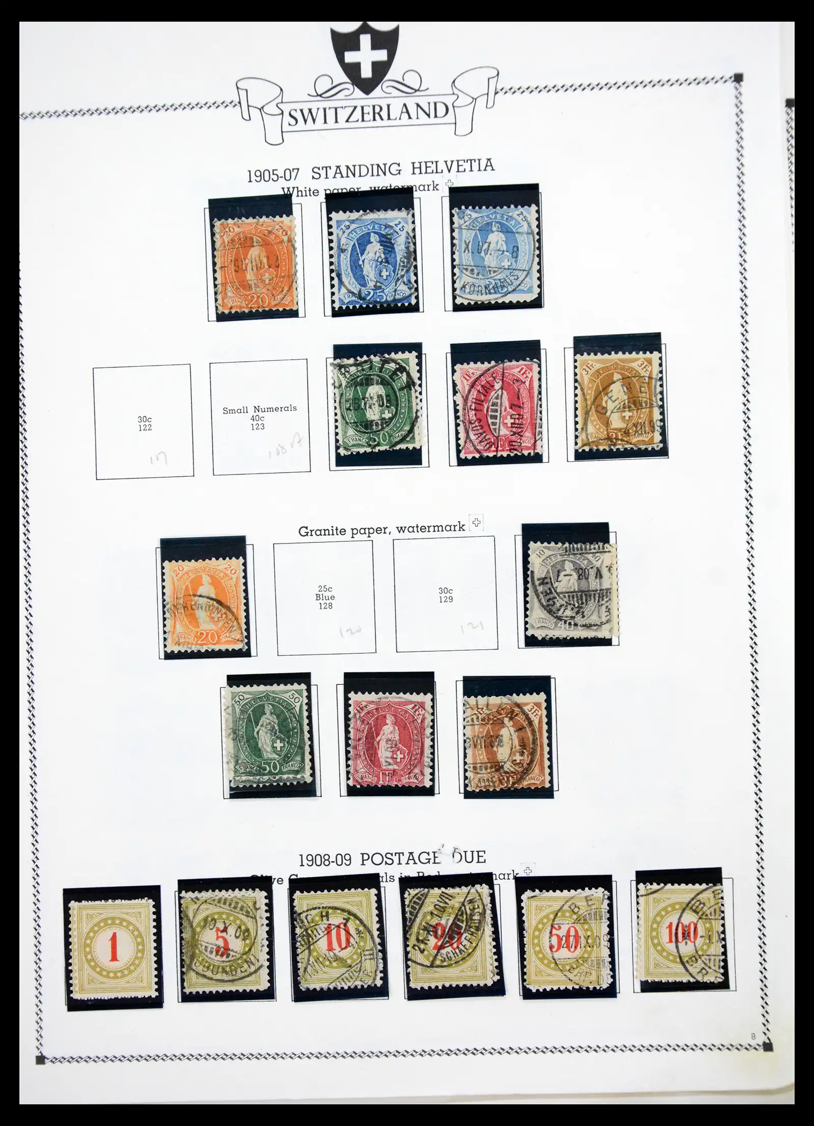 41464 0006 - Postzegelverzameling 41464 Zwitserland 1850-1979.