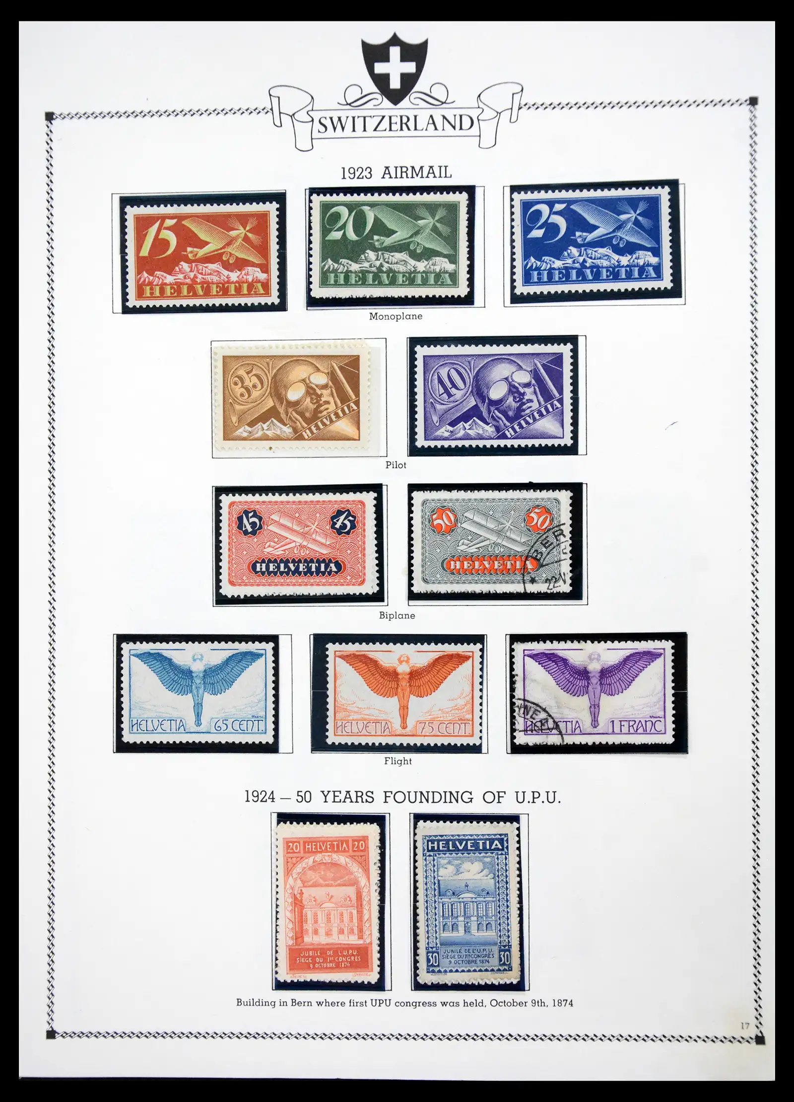 41464 0016 - Postzegelverzameling 41464 Zwitserland 1850-1979.