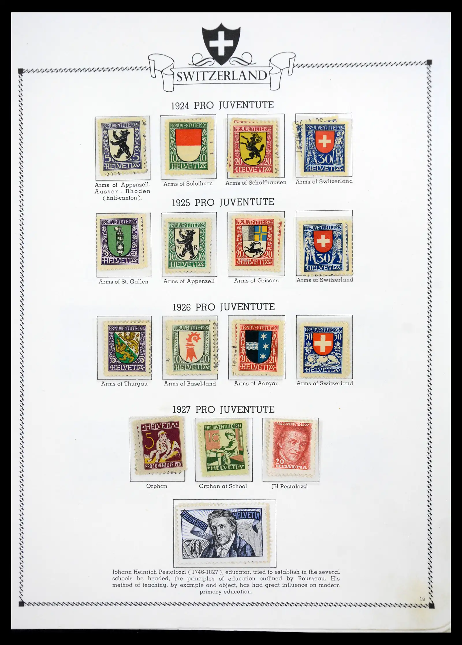 41464 0018 - Postzegelverzameling 41464 Zwitserland 1850-1979.