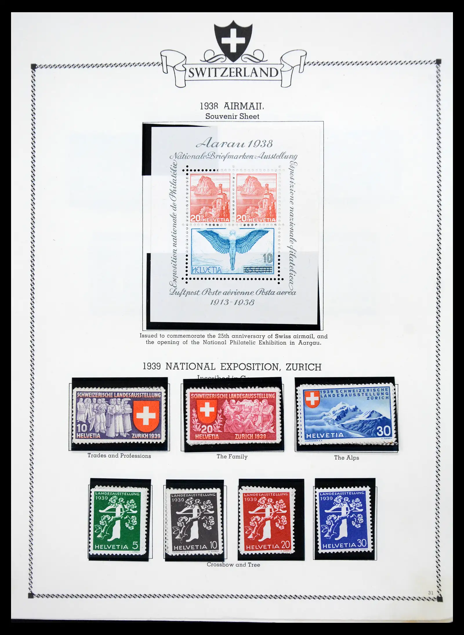 41464 0030 - Postzegelverzameling 41464 Zwitserland 1850-1979.