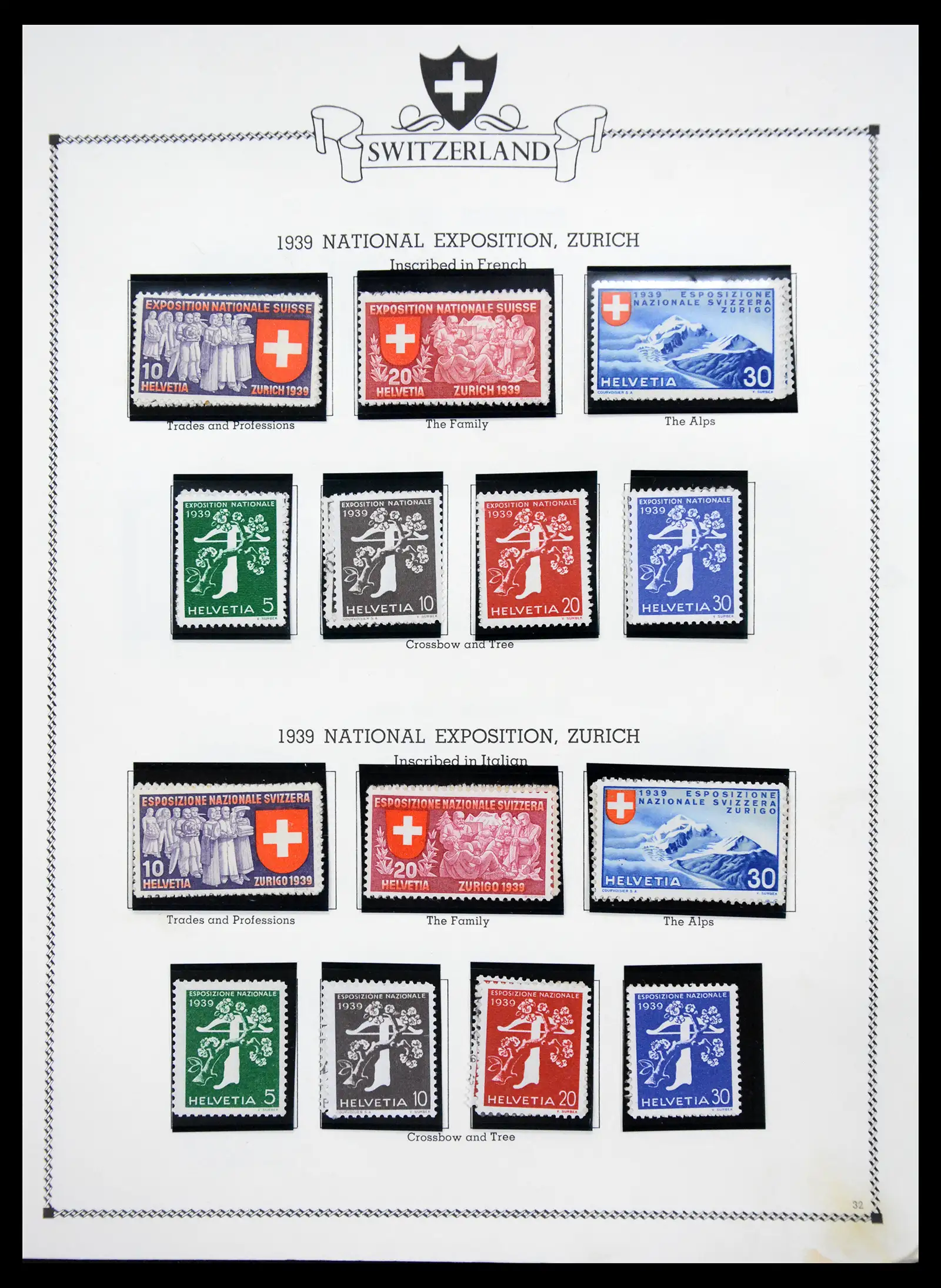 41464 0031 - Postzegelverzameling 41464 Zwitserland 1850-1979.