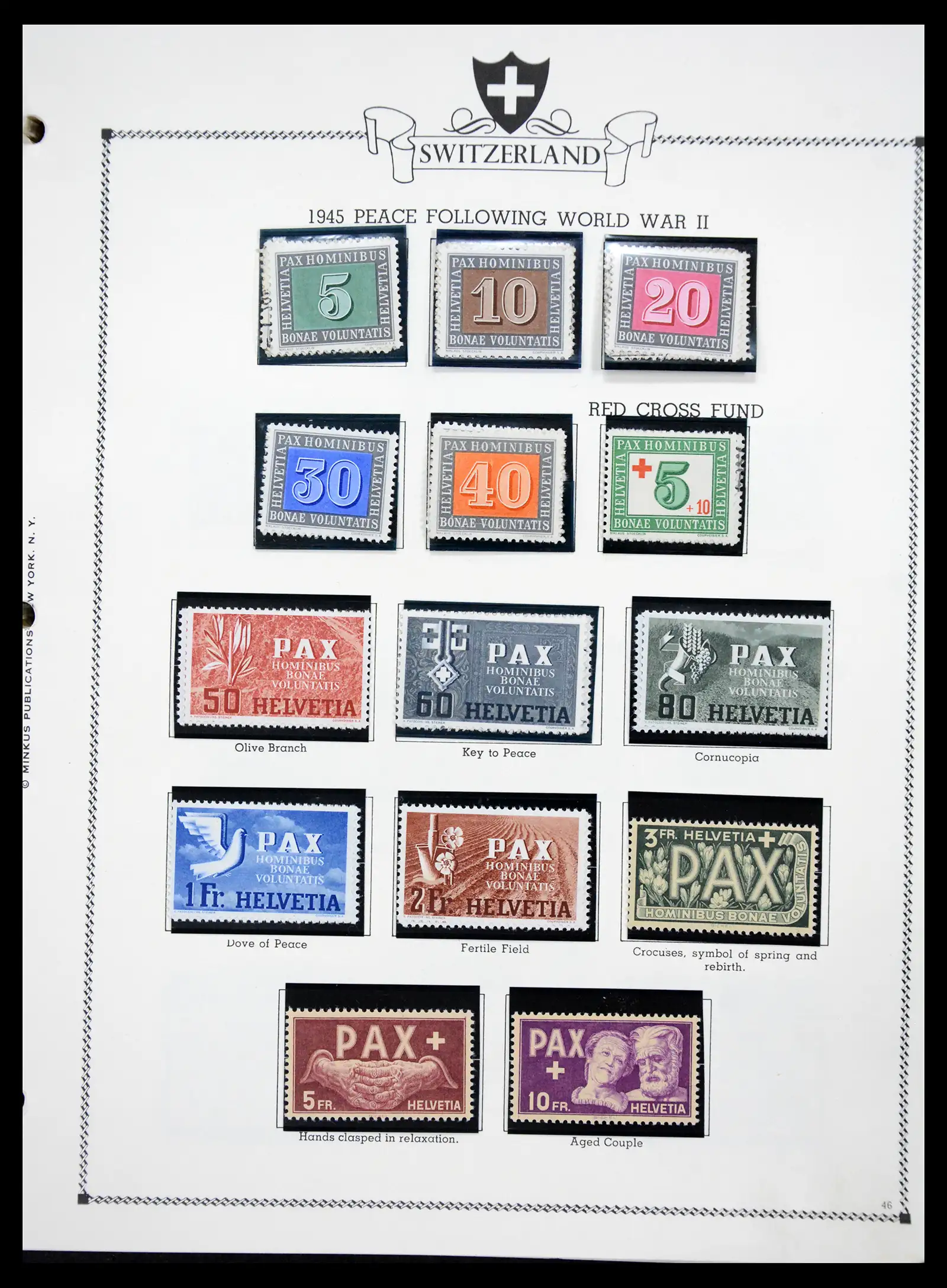 41464 0045 - Postzegelverzameling 41464 Zwitserland 1850-1979.