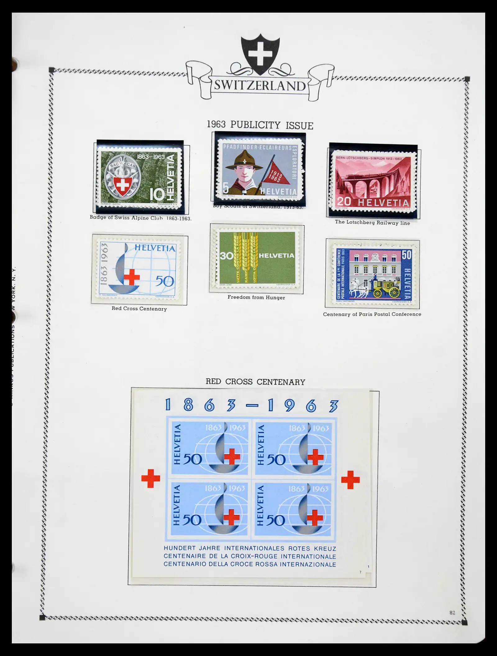 41464 0081 - Postzegelverzameling 41464 Zwitserland 1850-1979.