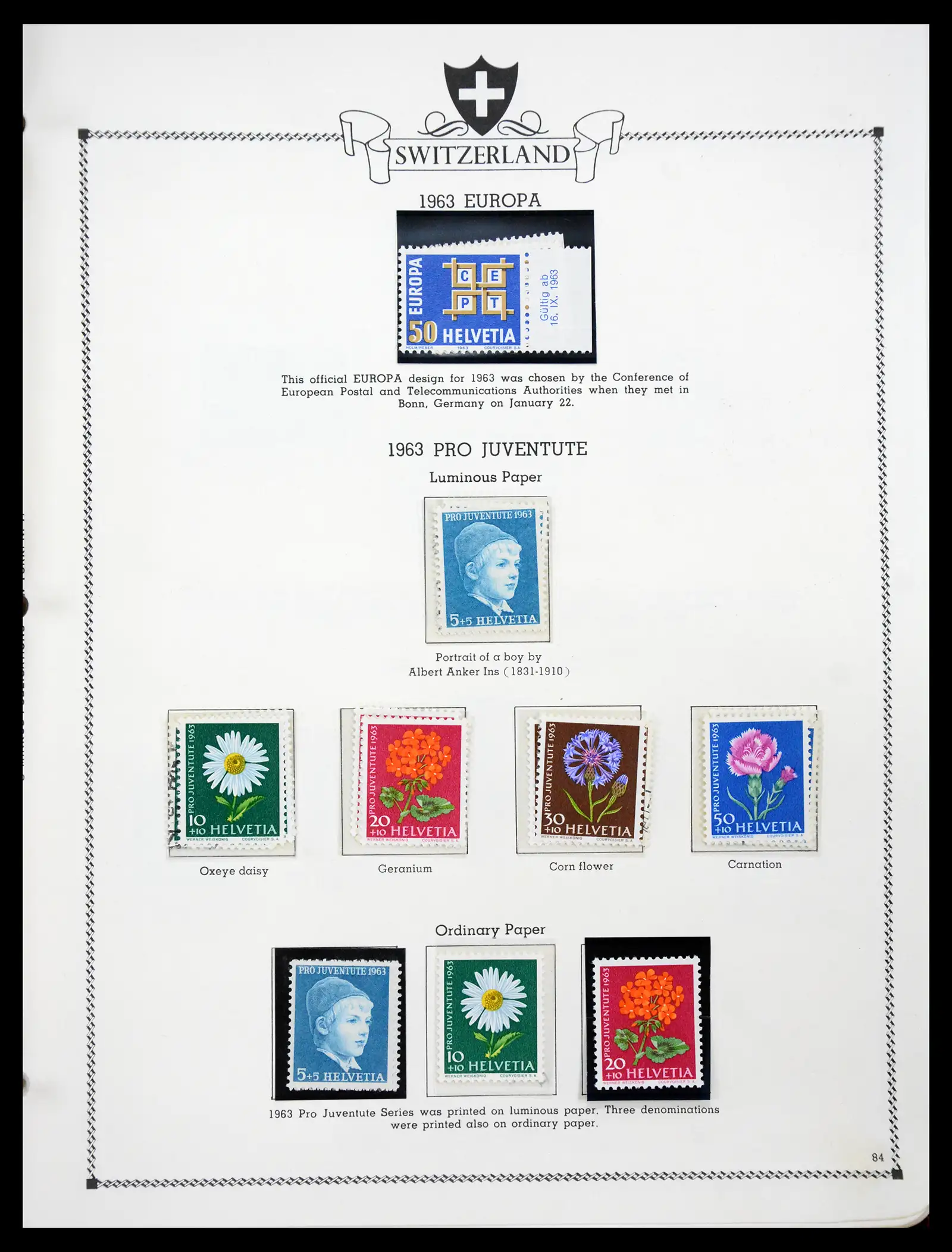 41464 0083 - Postzegelverzameling 41464 Zwitserland 1850-1979.