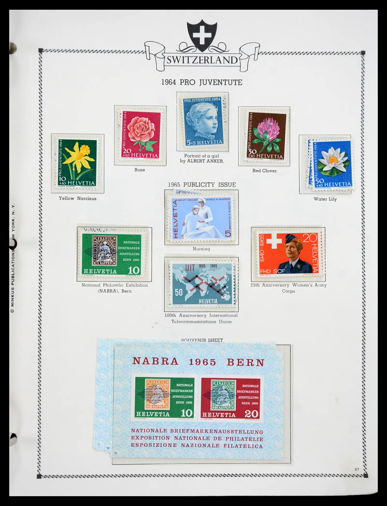 41464 0087 - Postzegelverzameling 41464 Zwitserland 1850-1979.