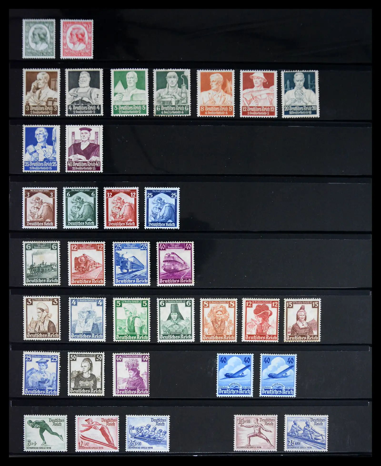 41477 0005 - Stamp collection 41477 Germany Reich 1872-1942.