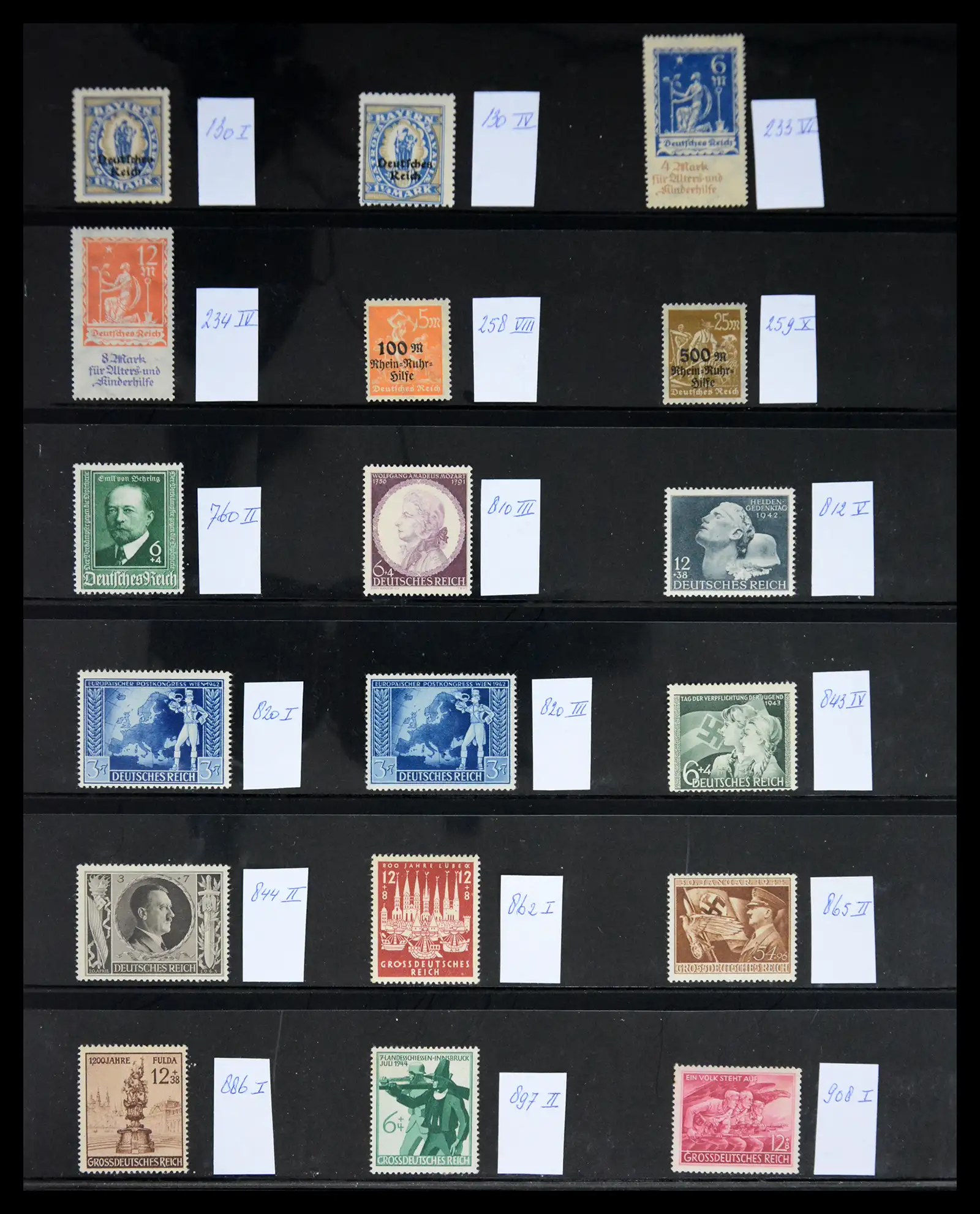 41477 0011 - Stamp collection 41477 Germany Reich 1872-1942.