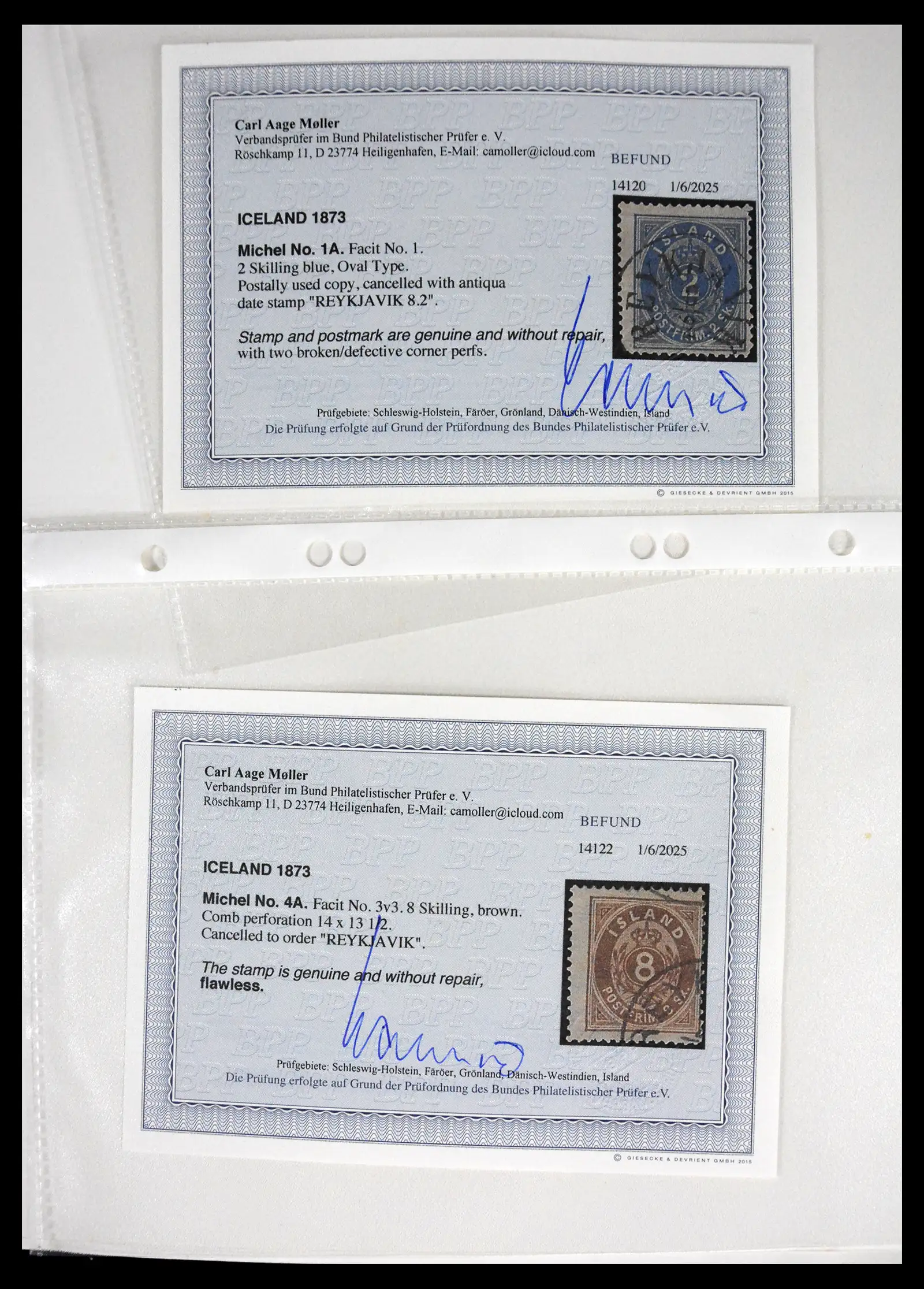 41500 0001 - Stamp collection 41500 Iceland supercollection 1873-1999.