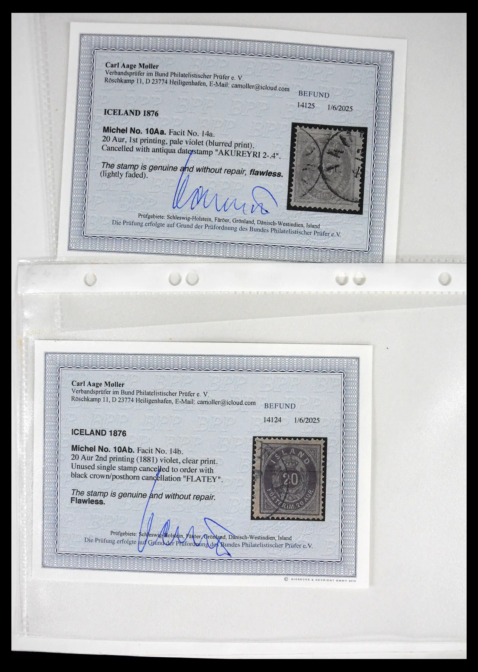 41500 0005 - Stamp collection 41500 Iceland supercollection 1873-1999.