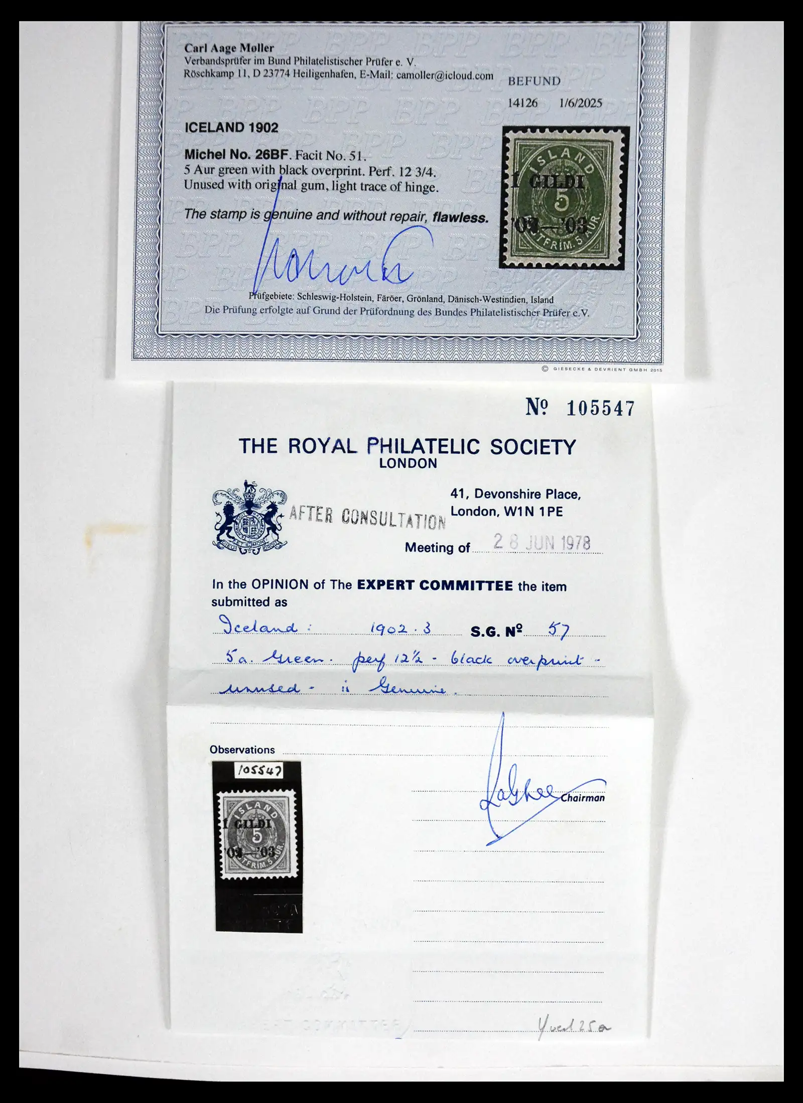 41500 0008 - Stamp collection 41500 Iceland supercollection 1873-1999.