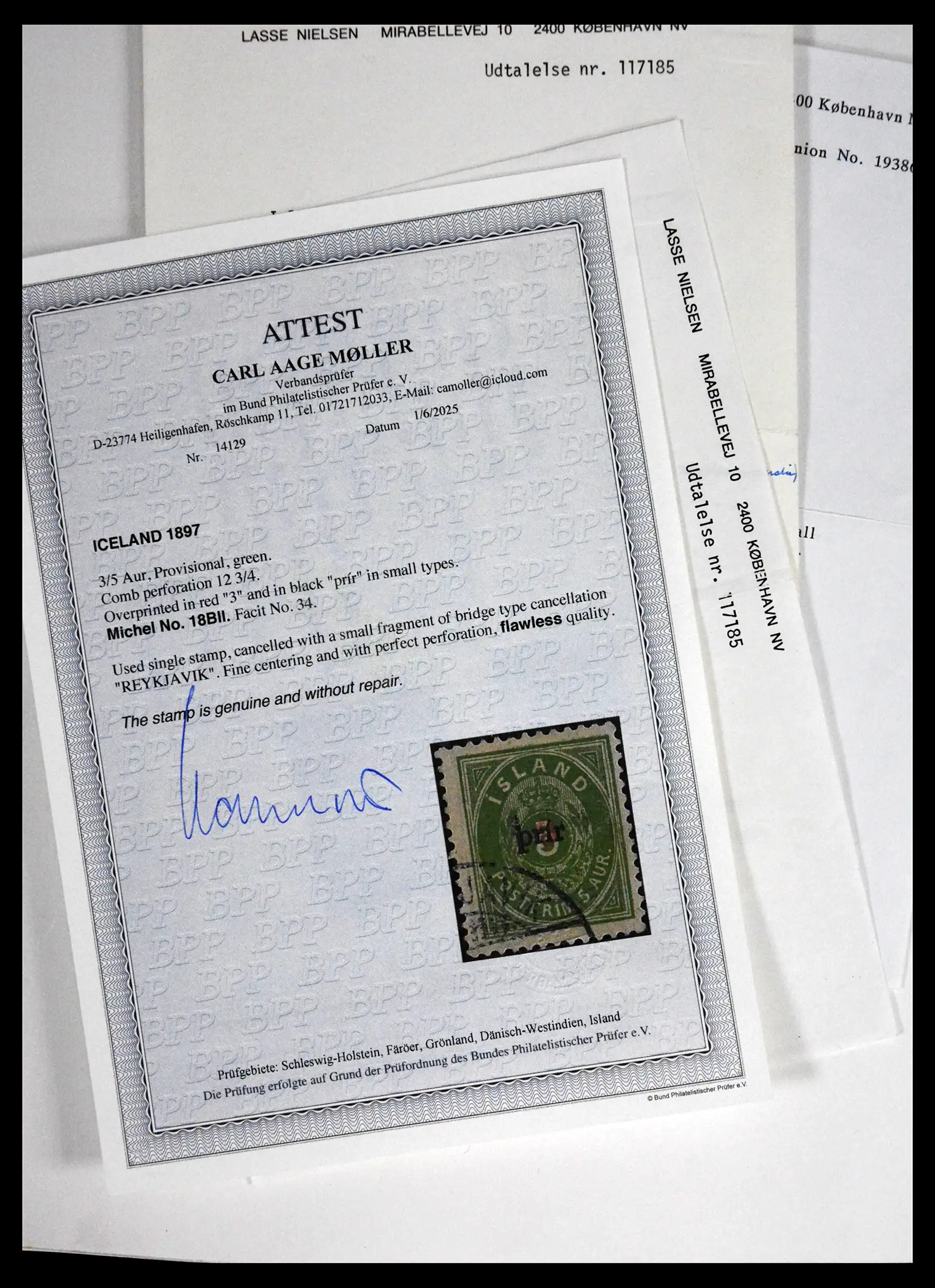 41500 0011 - Stamp collection 41500 Iceland supercollection 1873-1999.