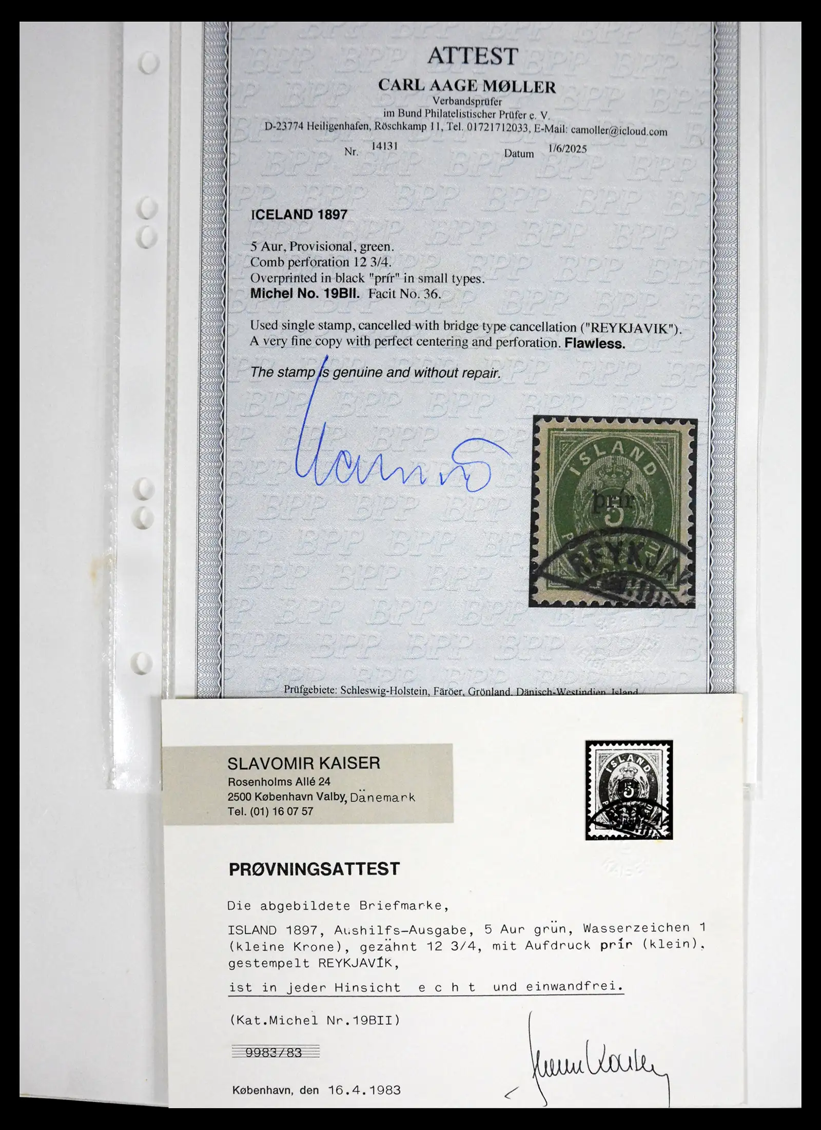 41500 0013 - Stamp collection 41500 Iceland supercollection 1873-1999.